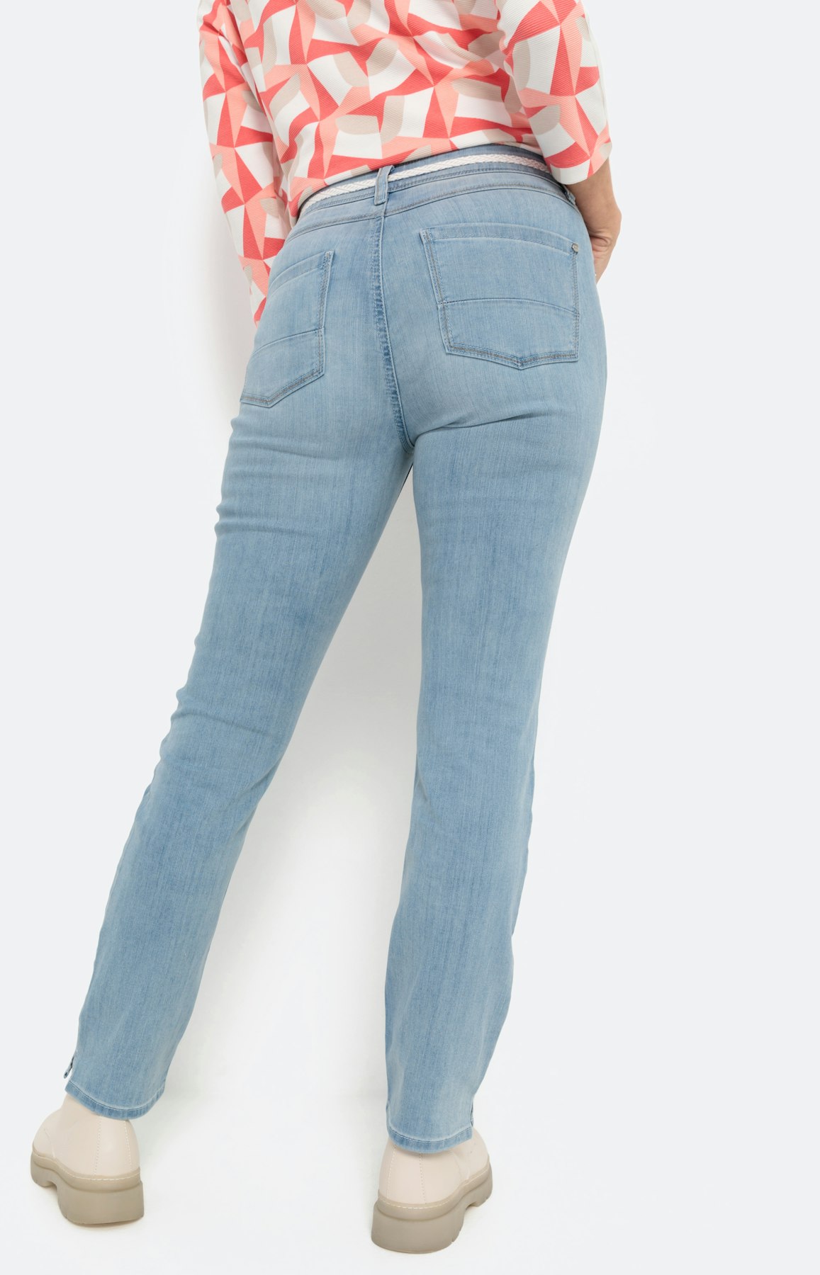 Regular jeans met washed-effecten 30inch