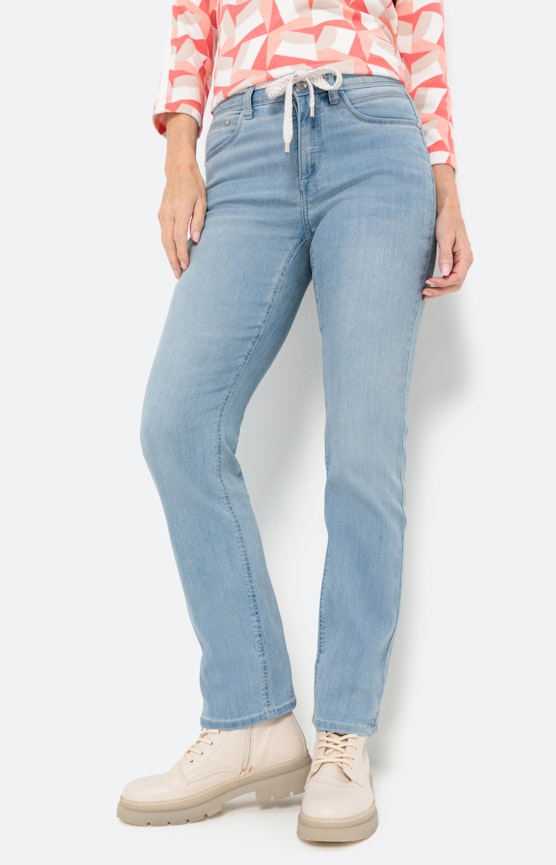 Regular jeans met washed-effecten 30inch