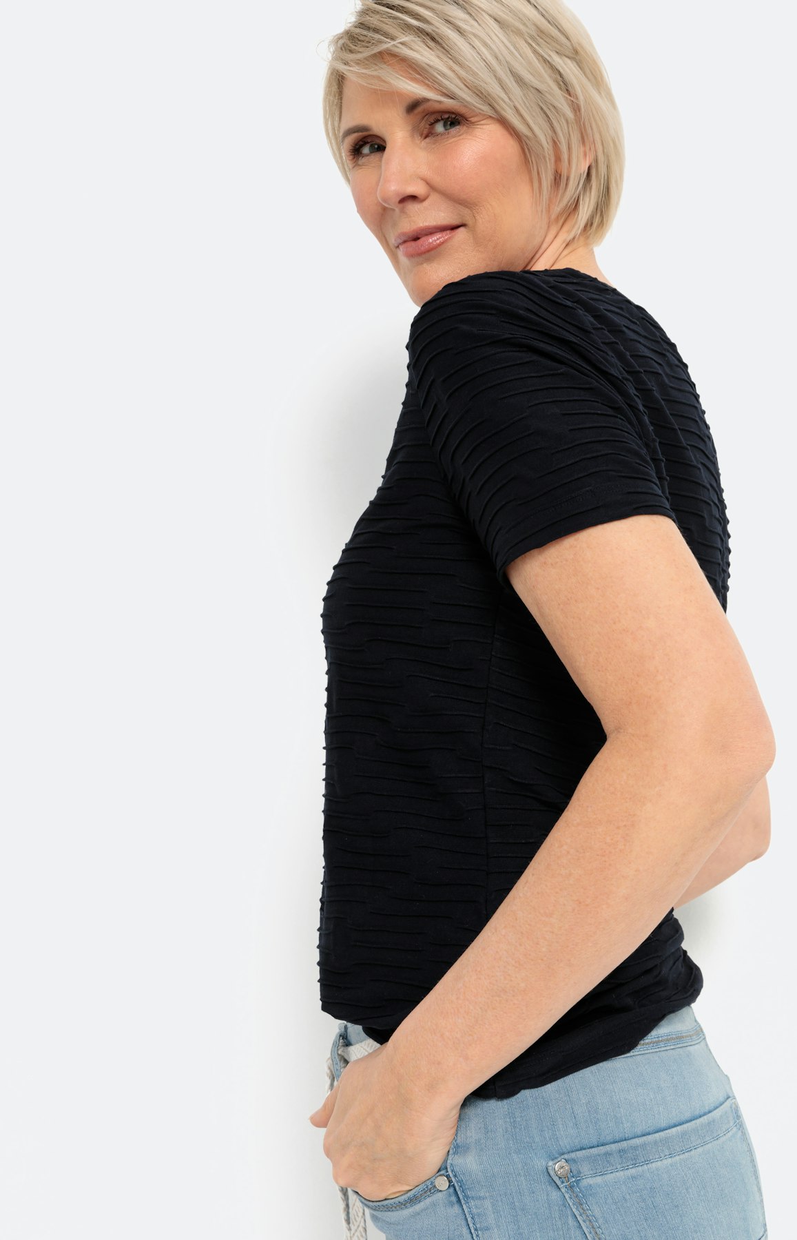 Zacht T-shirt met ronde hals