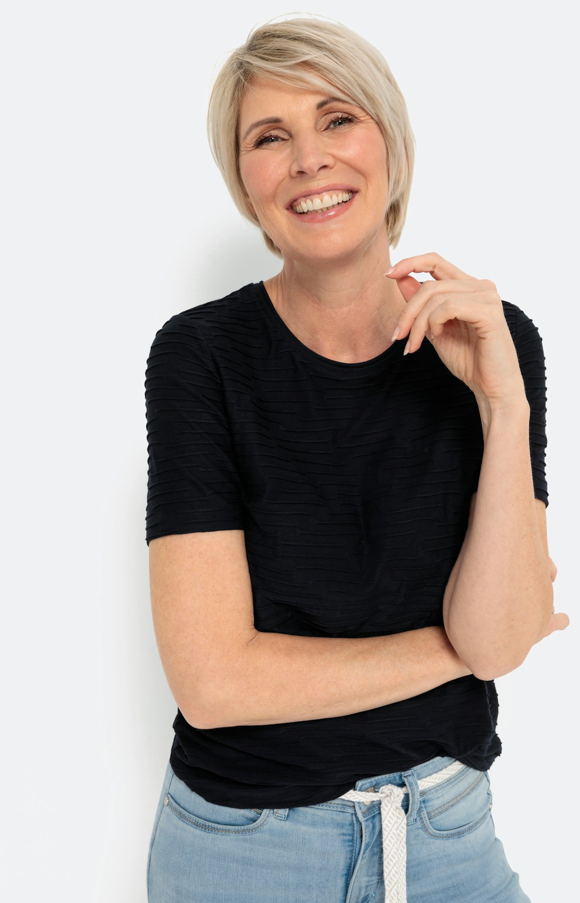 Zacht T-shirt met ronde hals