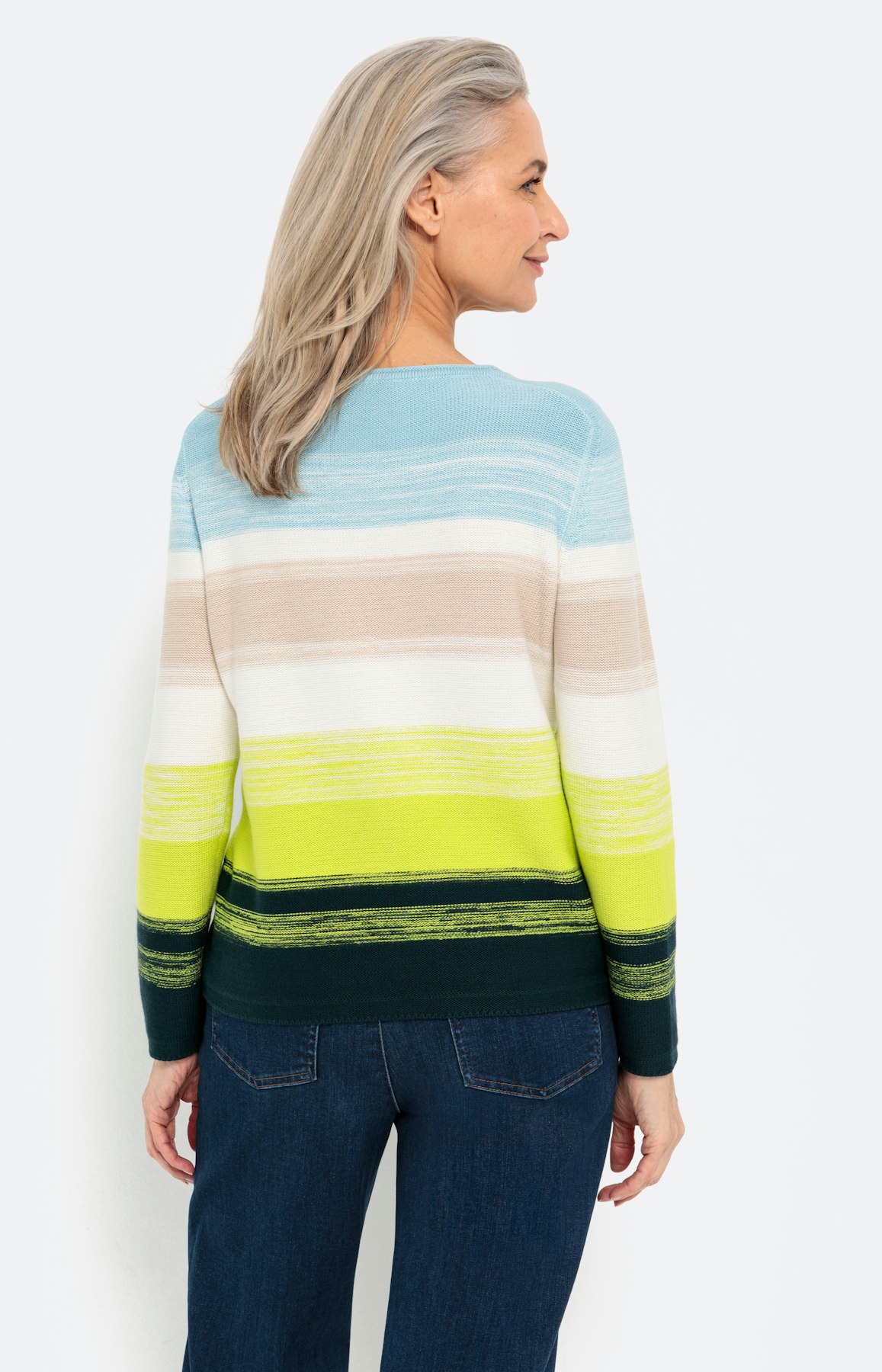 Trui met fris streepdessin