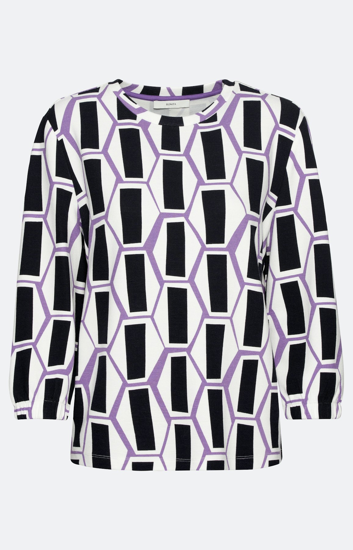 Gedessineerd sweatshirt met structuur