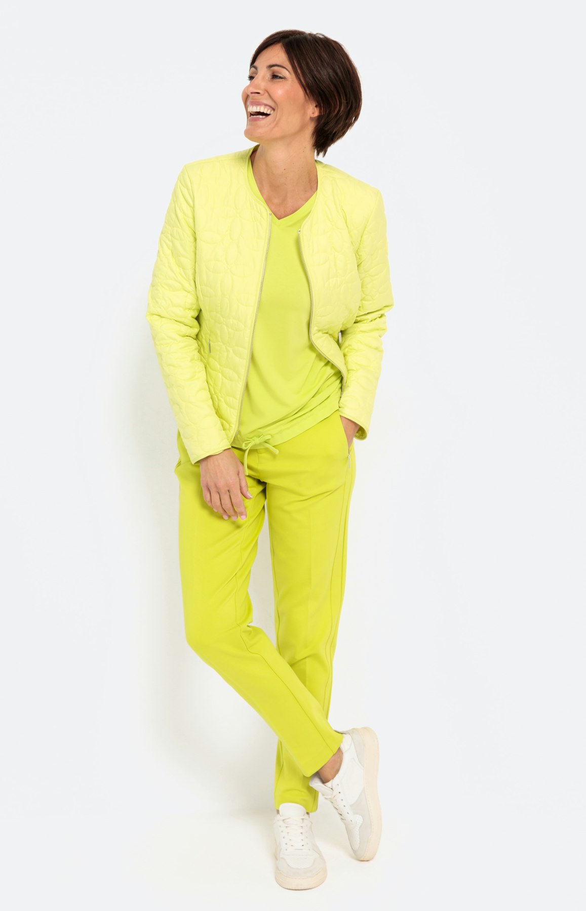 Shirt met tunnelkoord in de zoom