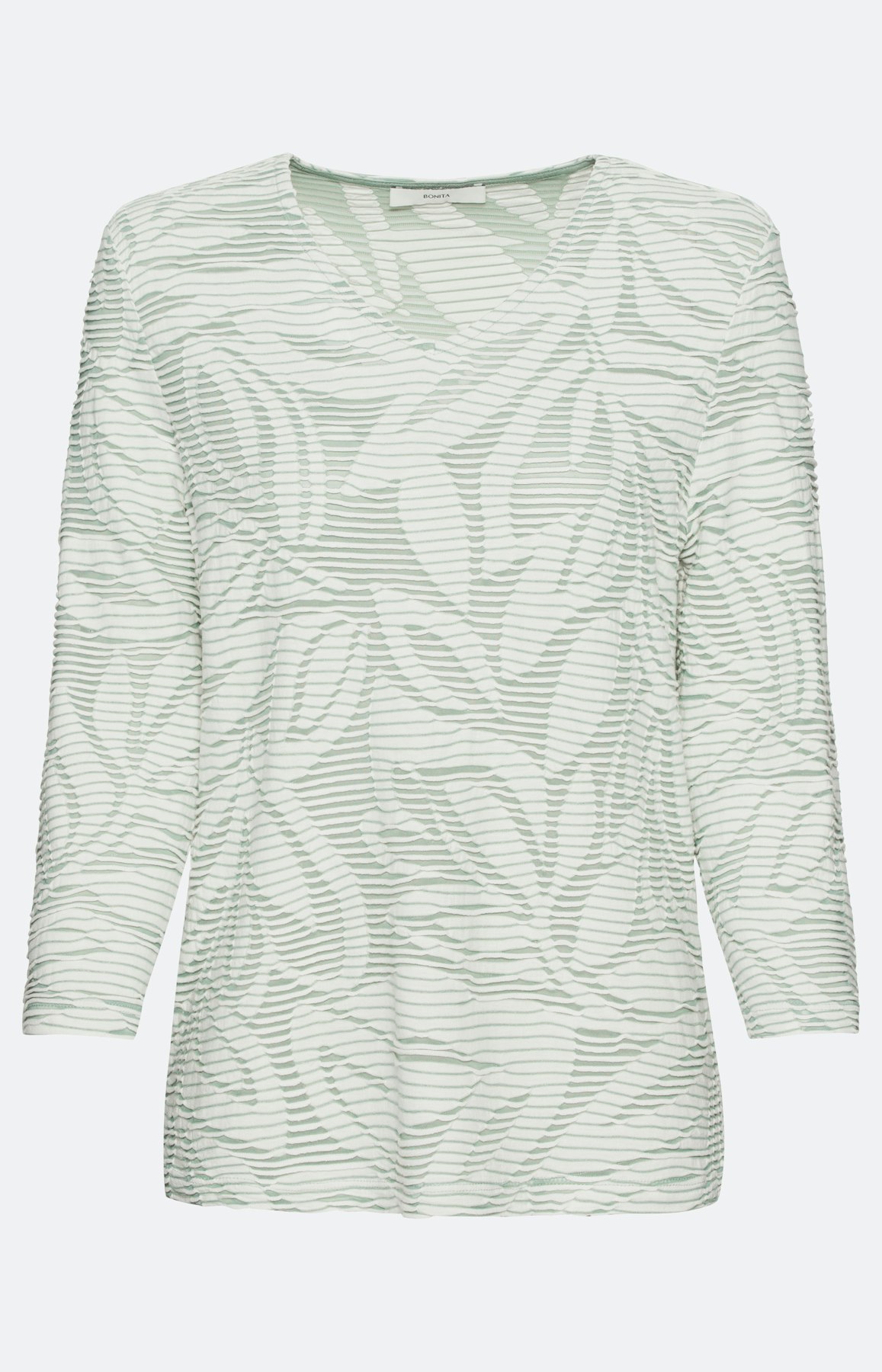 Gedessineerd shirt met 3/4-mouwen