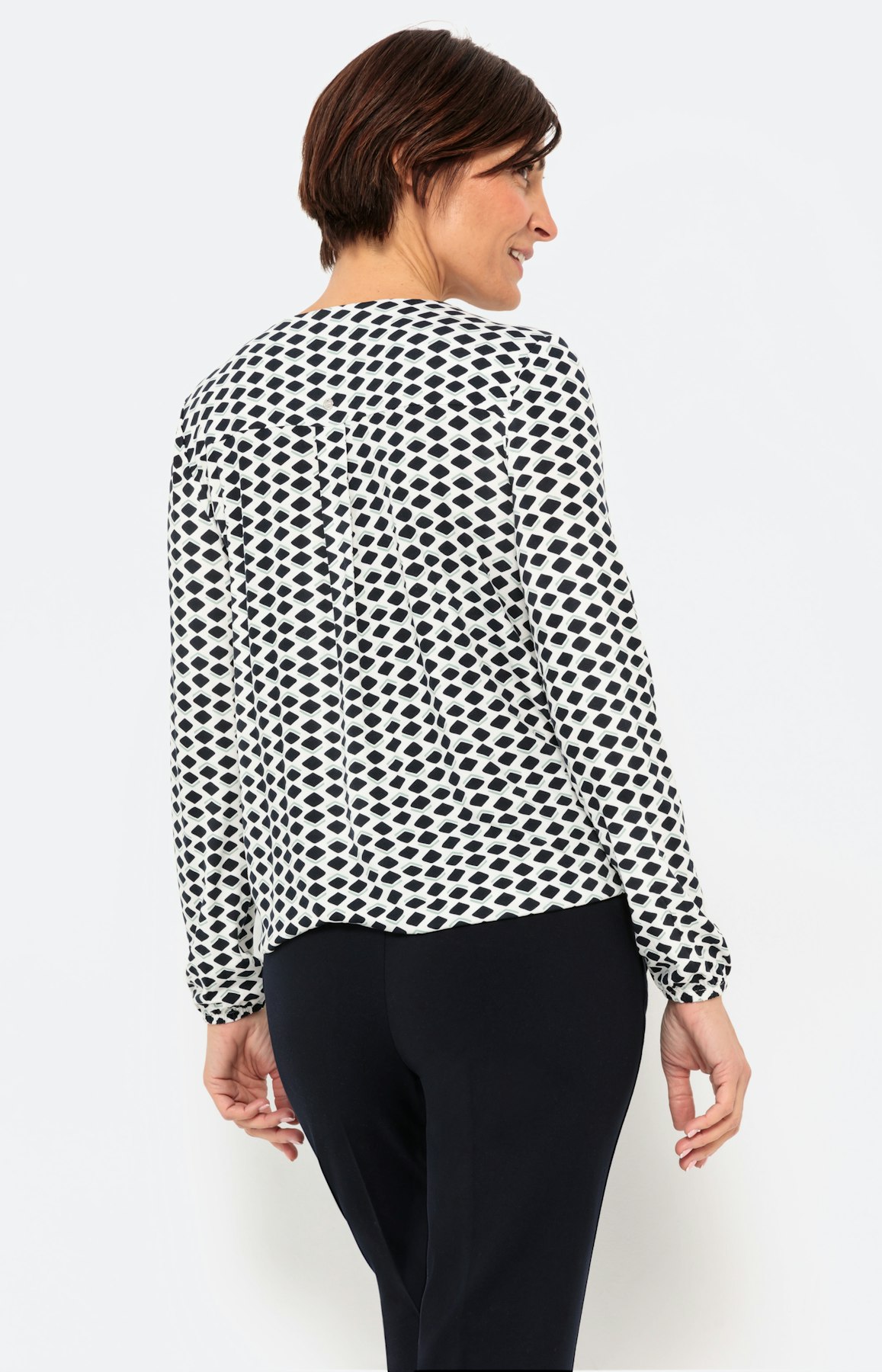 Langarmshirt mit All Over-Print