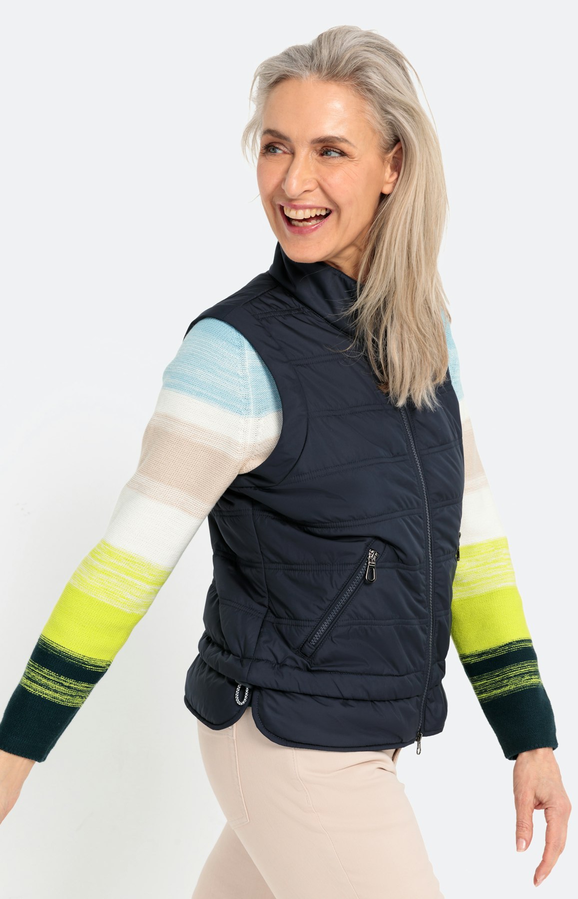 Bodywarmer met ritszakken