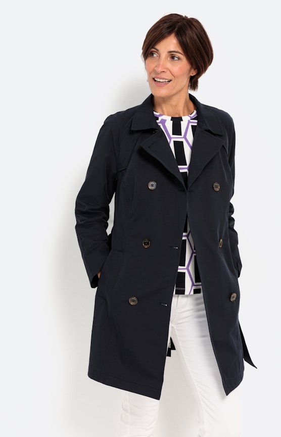 Klassieke trenchcoat met ceintuur