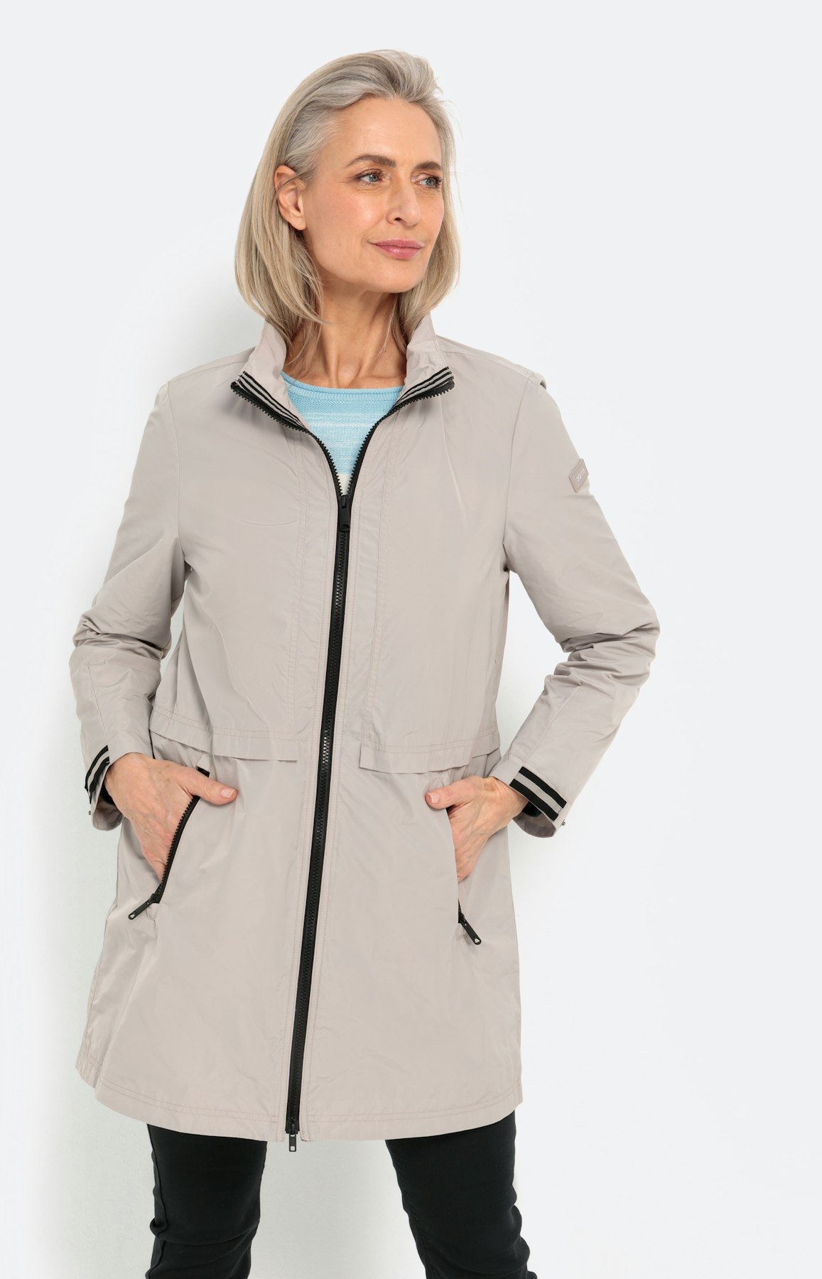 Sportiefe zomerjack, Outdoor, beige