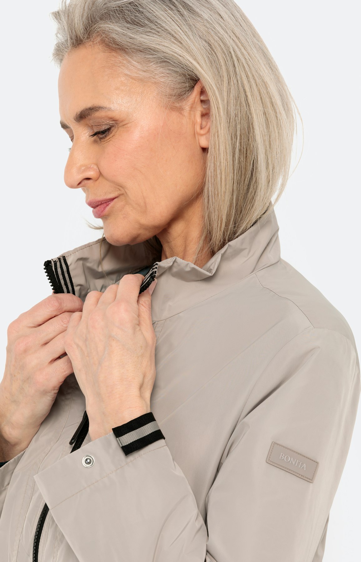 Sportiefe zomerjack, Outdoor, beige