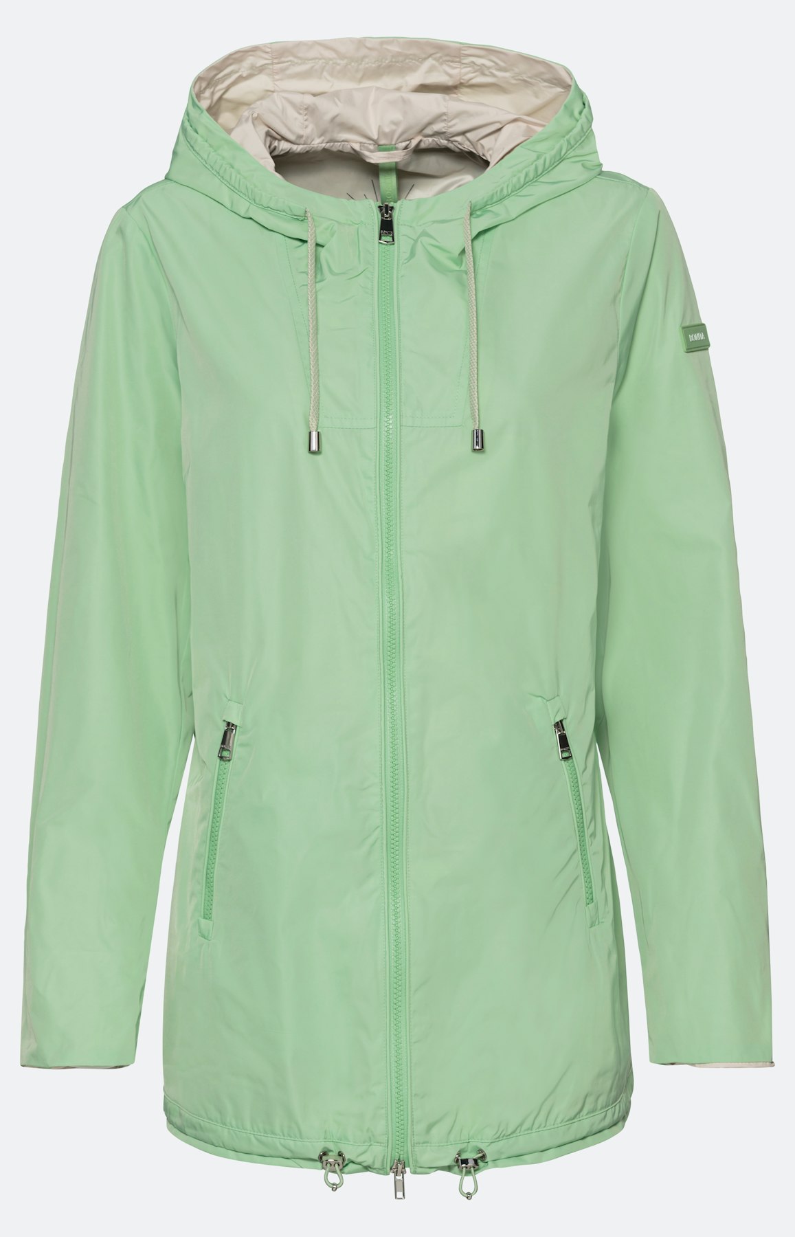 Sportief outdoor jack, lichtgroen