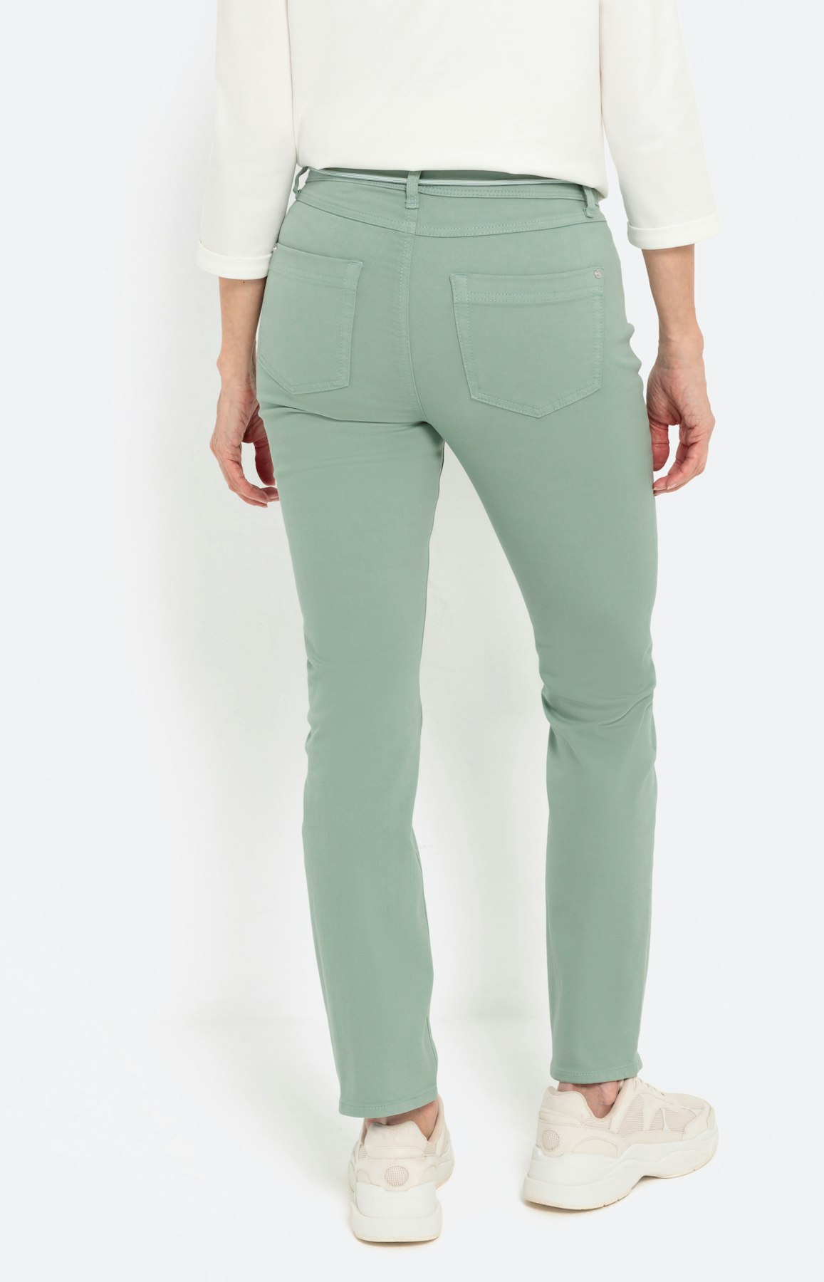 5-pocket Jeans, salie, 30 inch