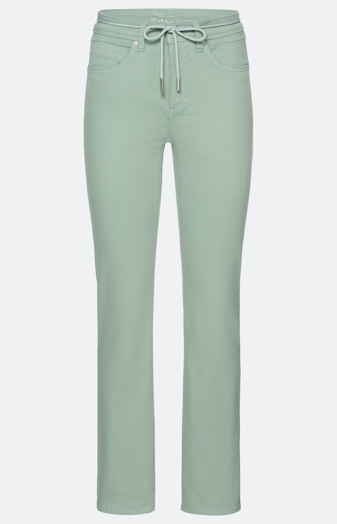 5-pocket Jeans, salie, 30 inch