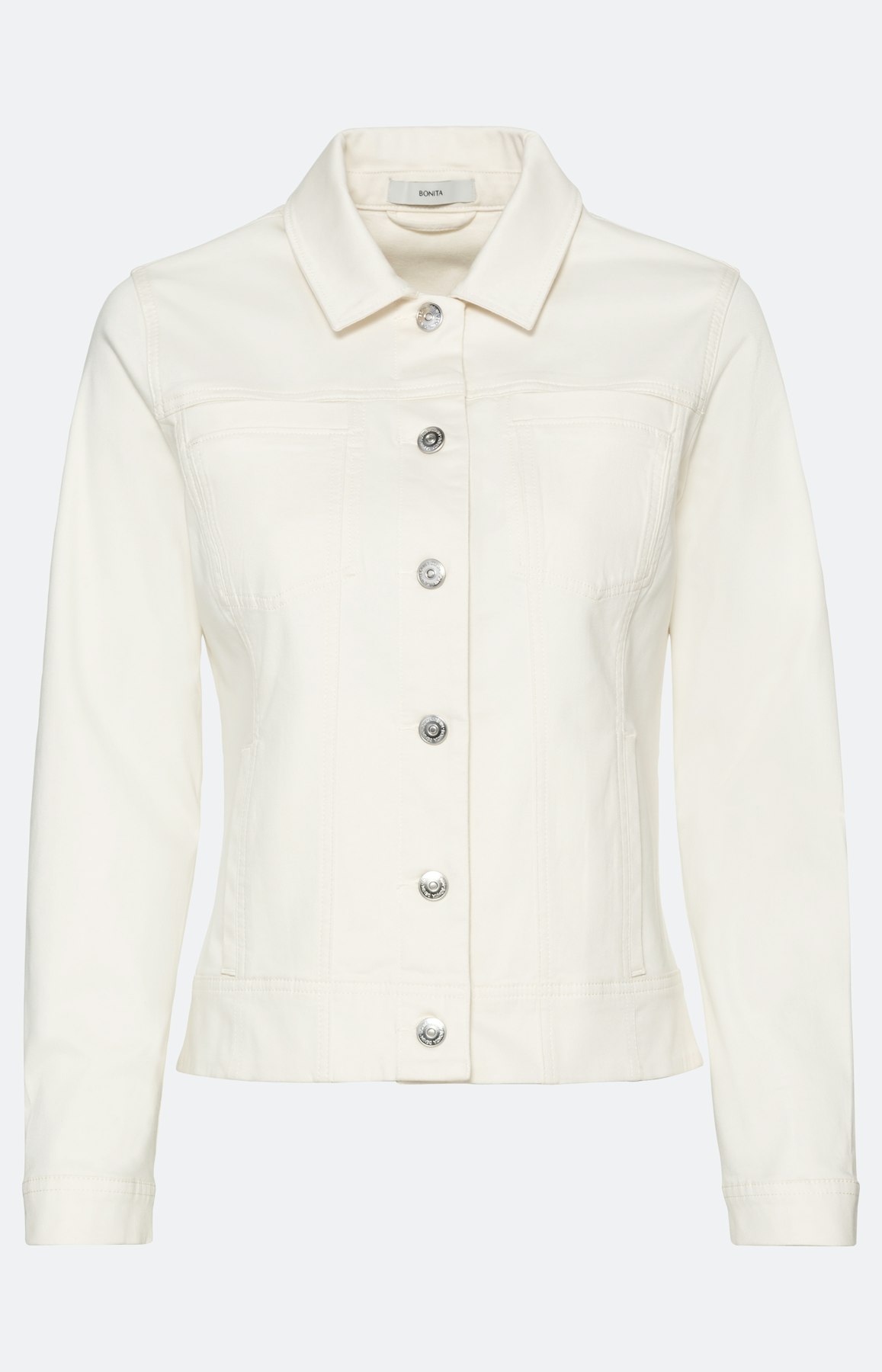 Klassiek denimjasje, witt