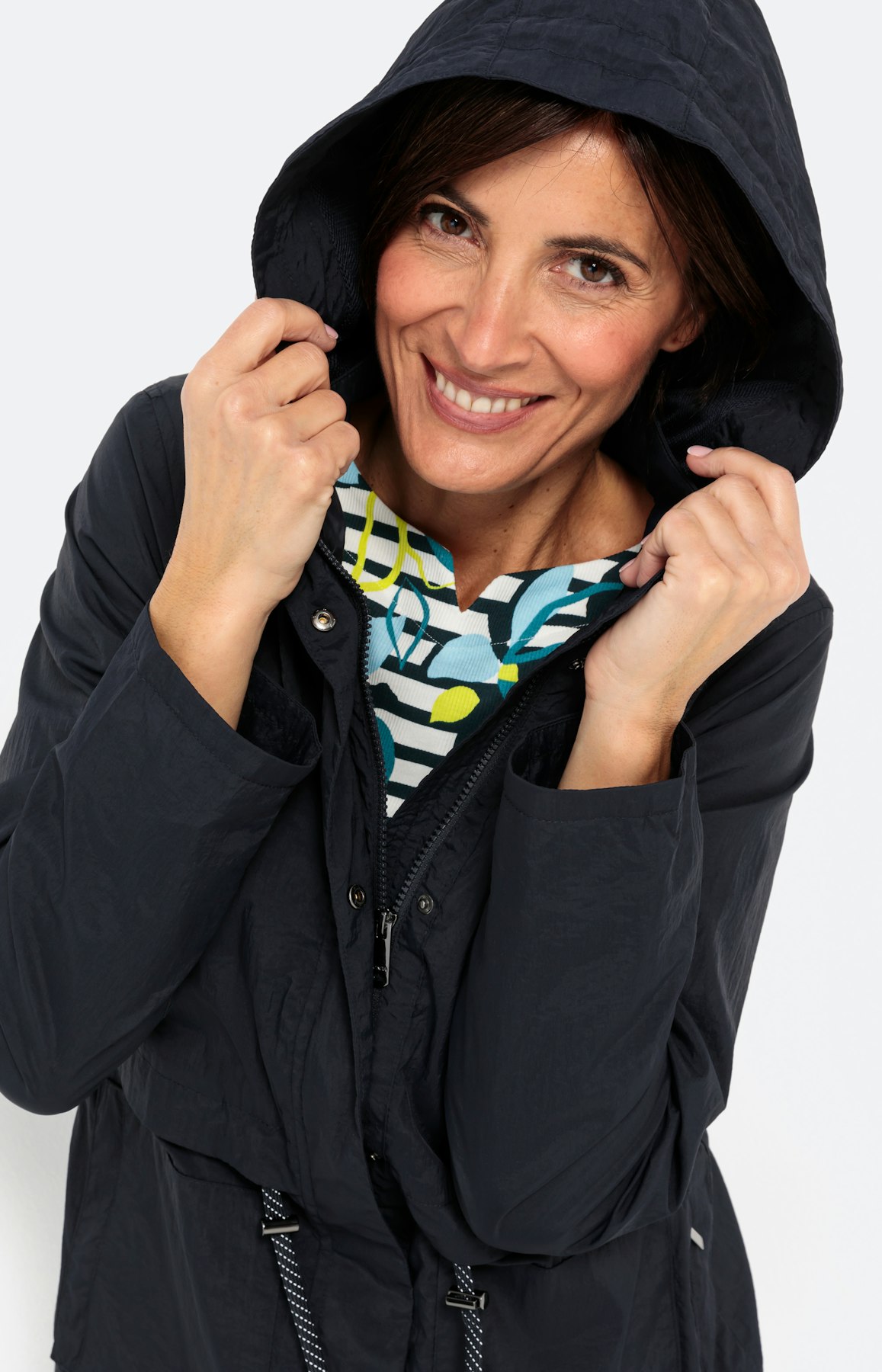 Lichte jas, parka , navy