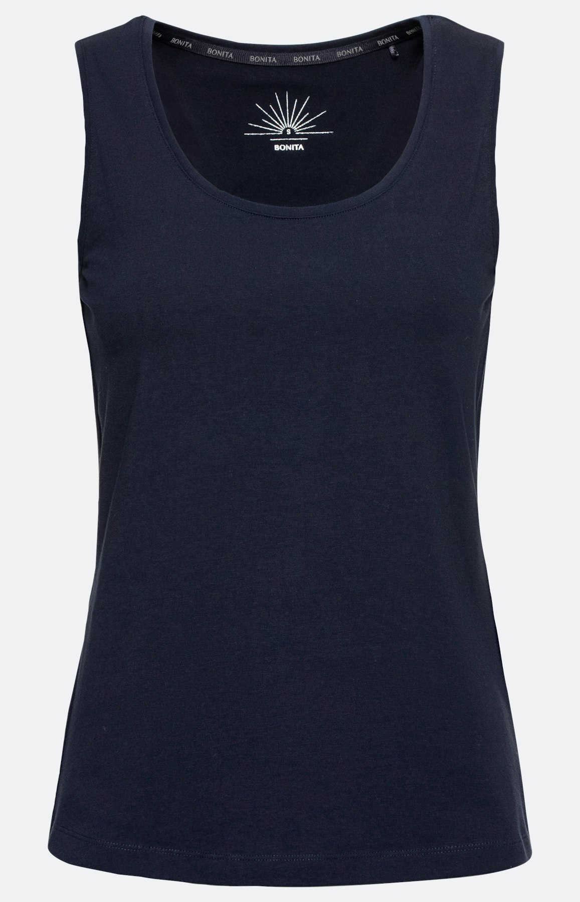 Basic bio cotton top, navy