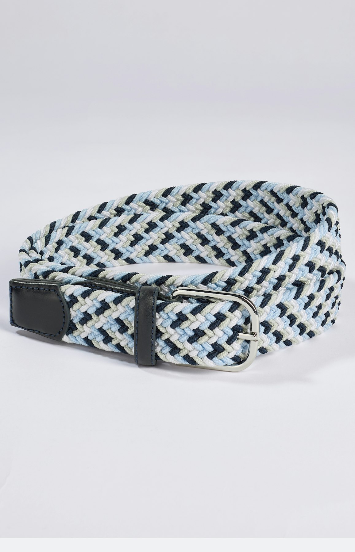 Meerkleurige gevlochten riem