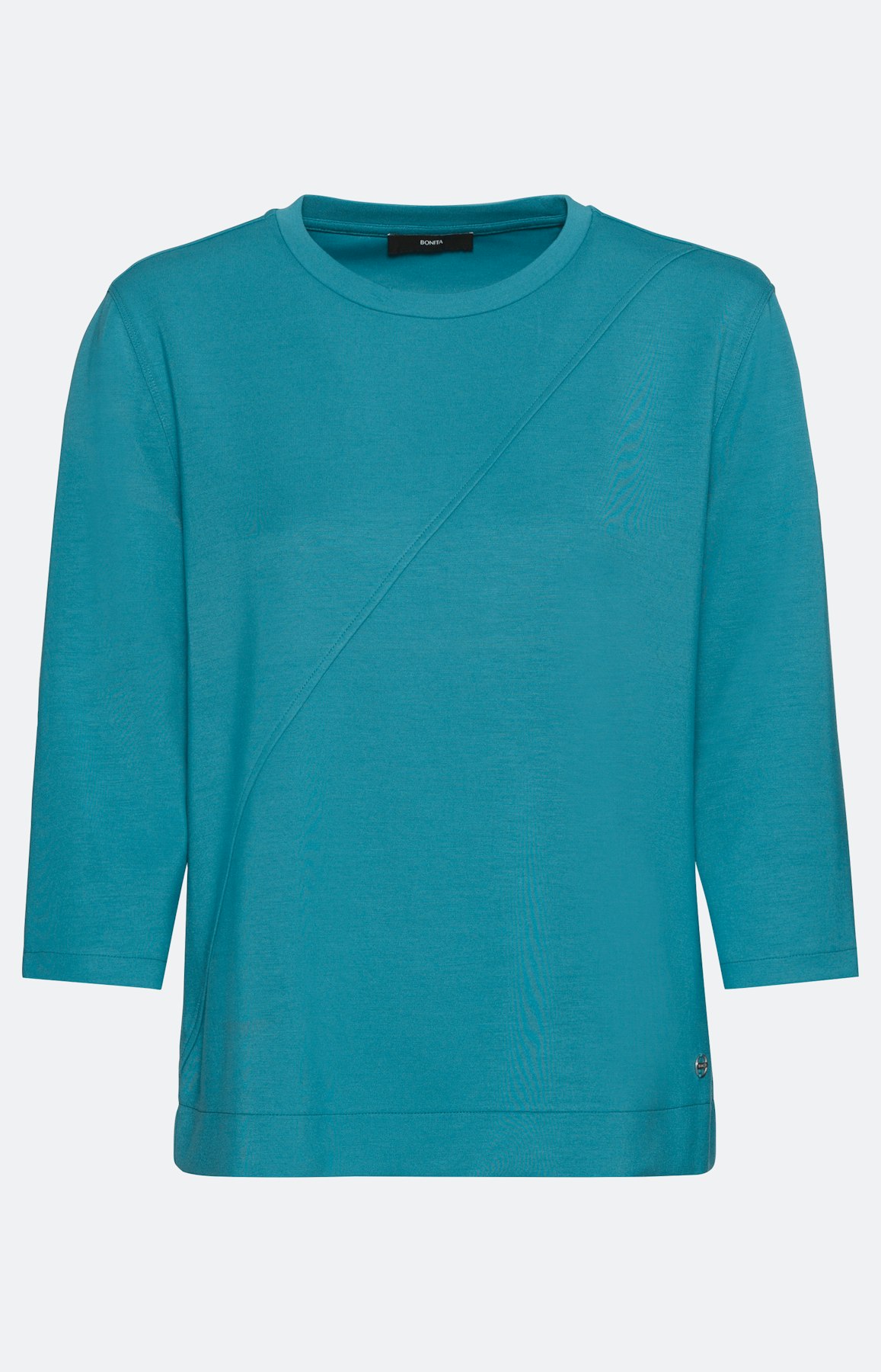 Halbarm-Sweatshirt mit Teilunsgnaht