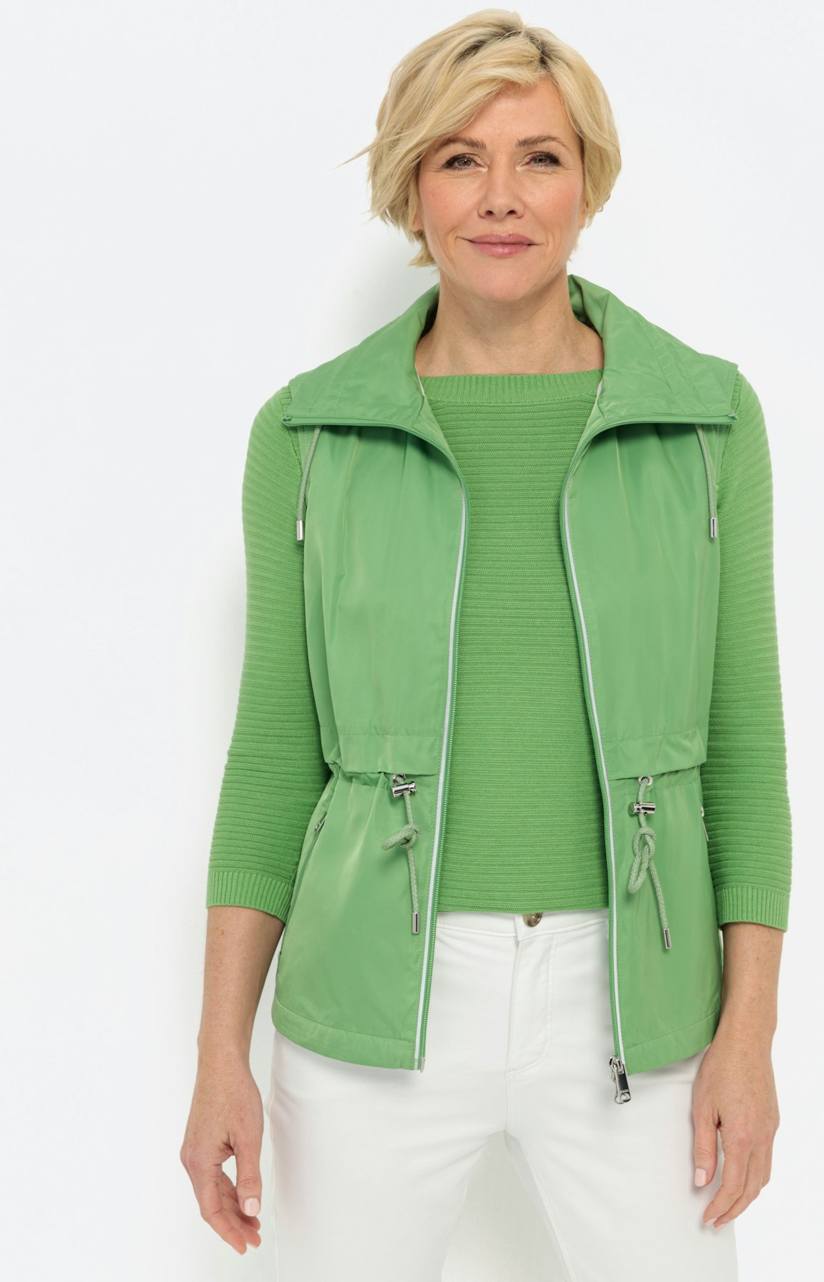 Outdoor bodywarmer, groen