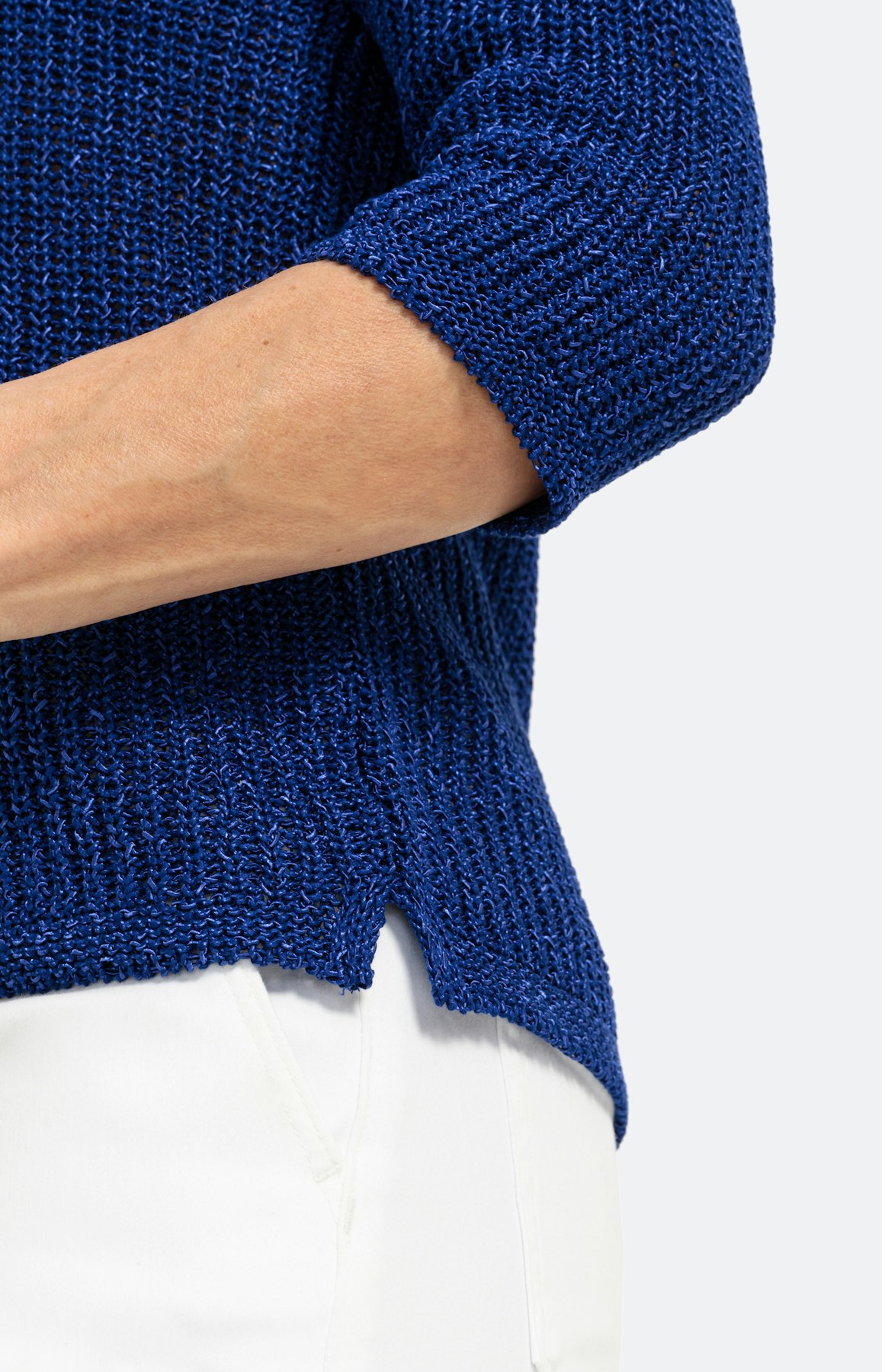 Trui met 7/8 mouwen, royal blauw