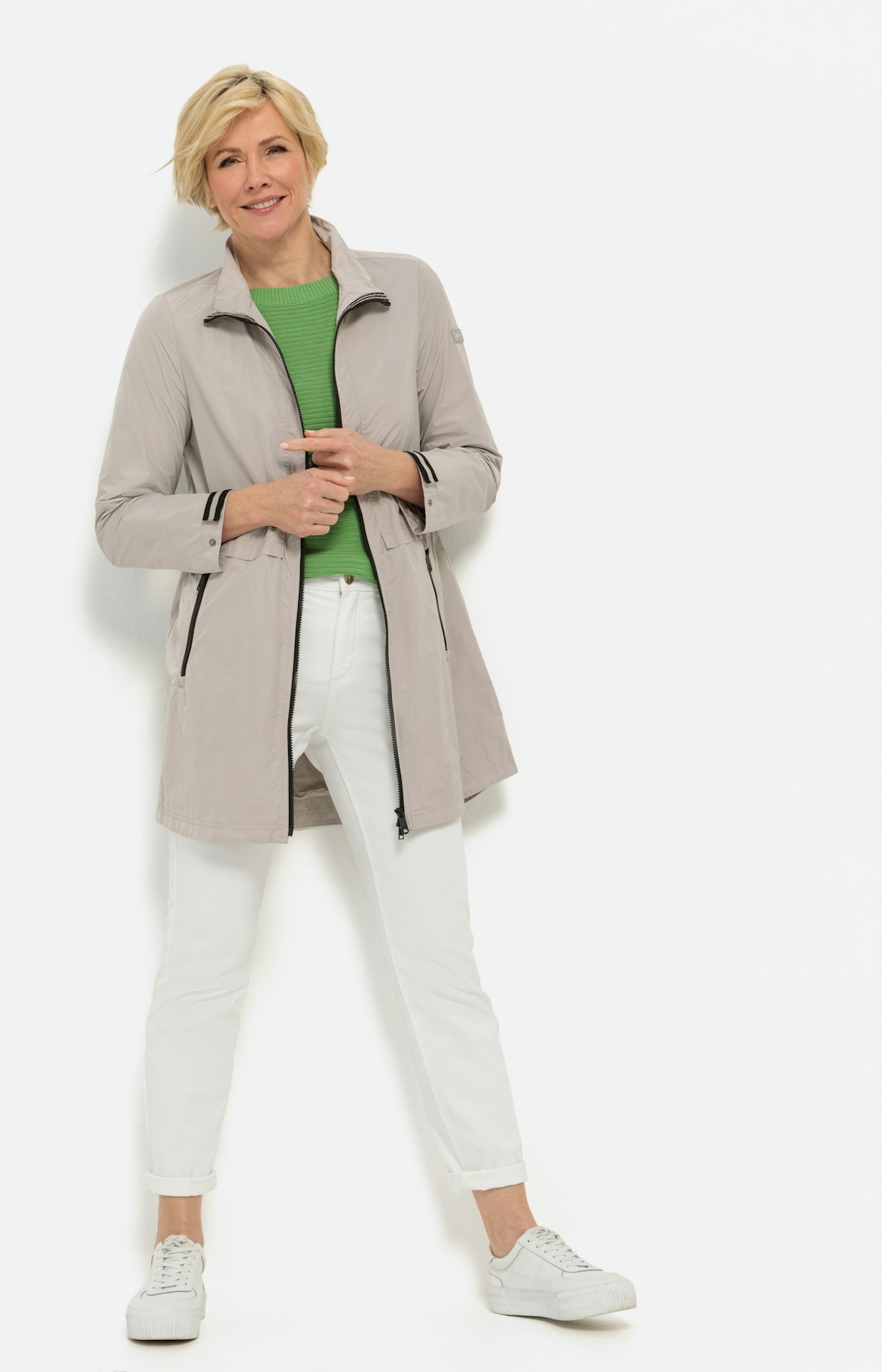 Trui met 3/4-mouwen, groen