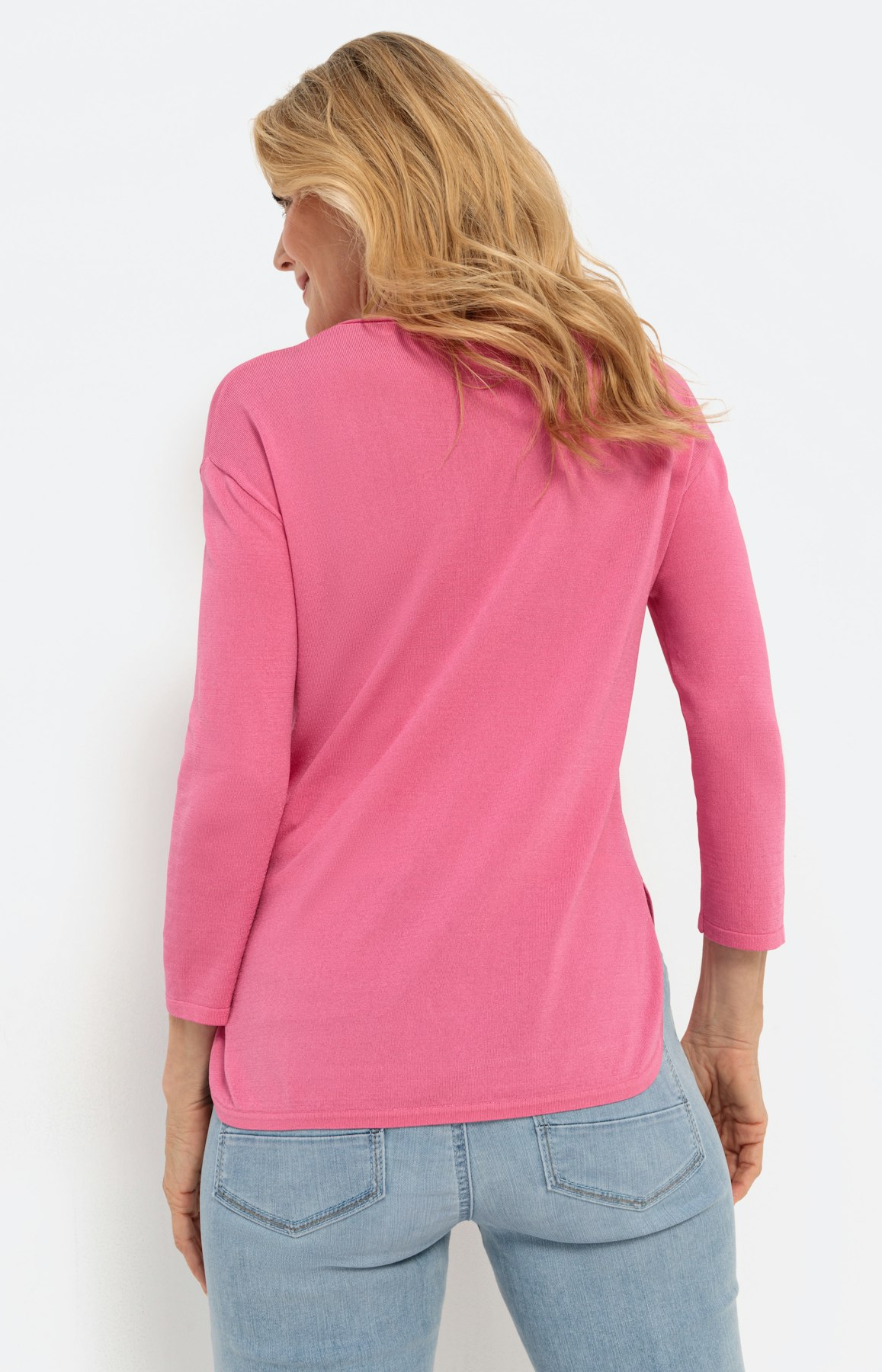 Lichte trui uni, pink