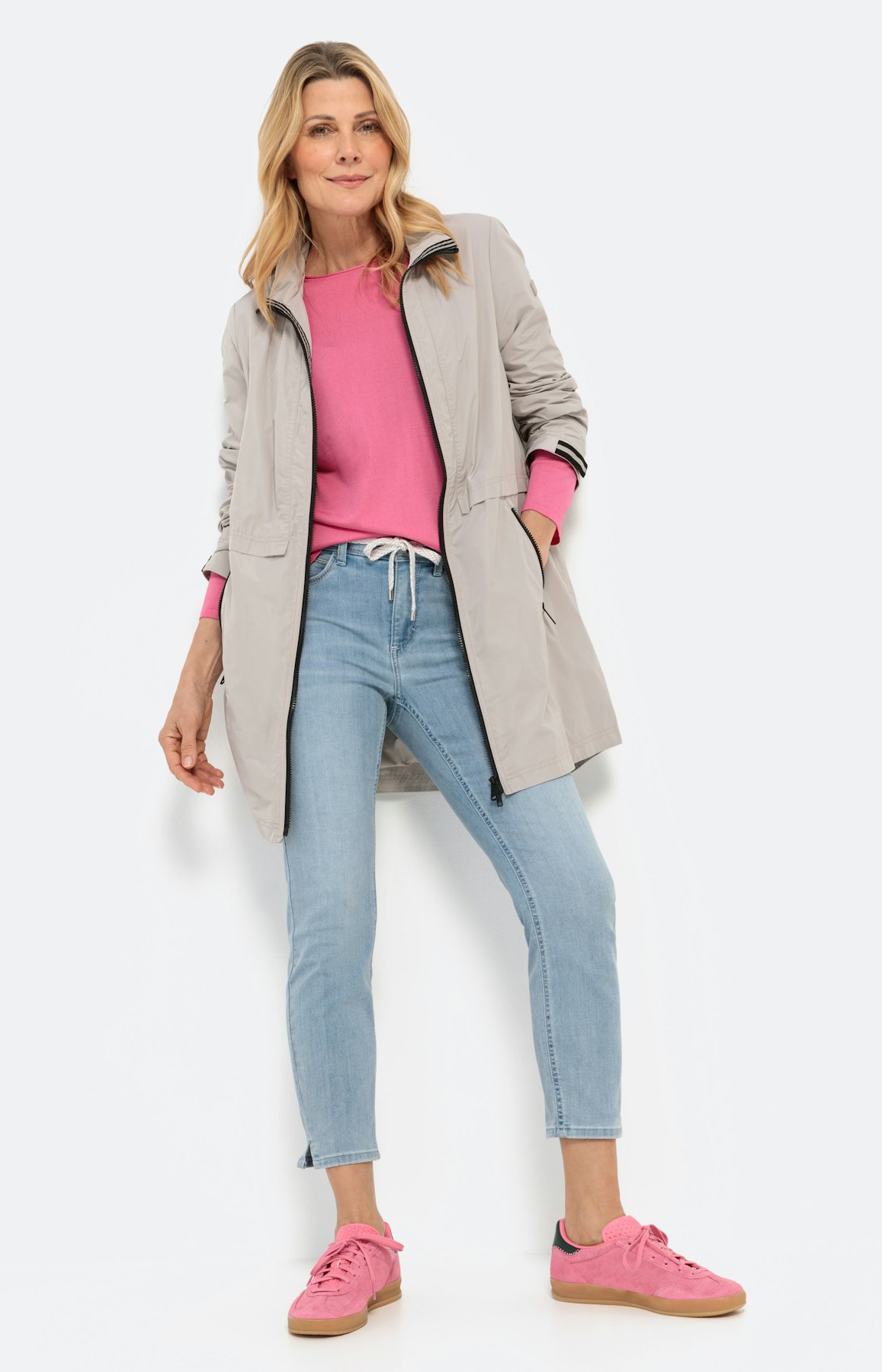 Lichte trui uni, pink