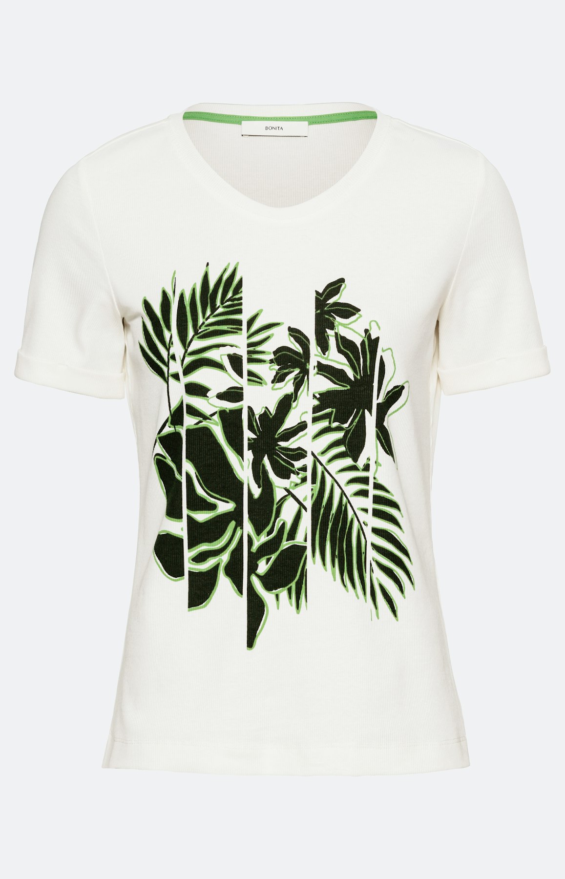 T-shirt met bloemenmotief