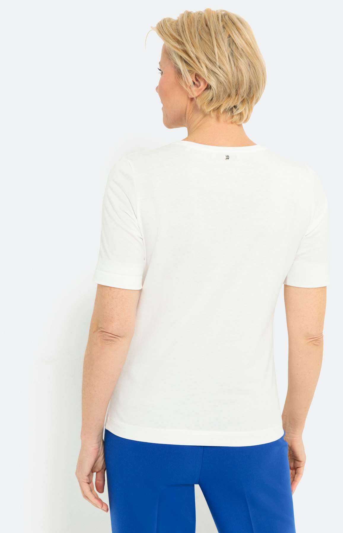 Shirt met korte mouwen & gebloemde print