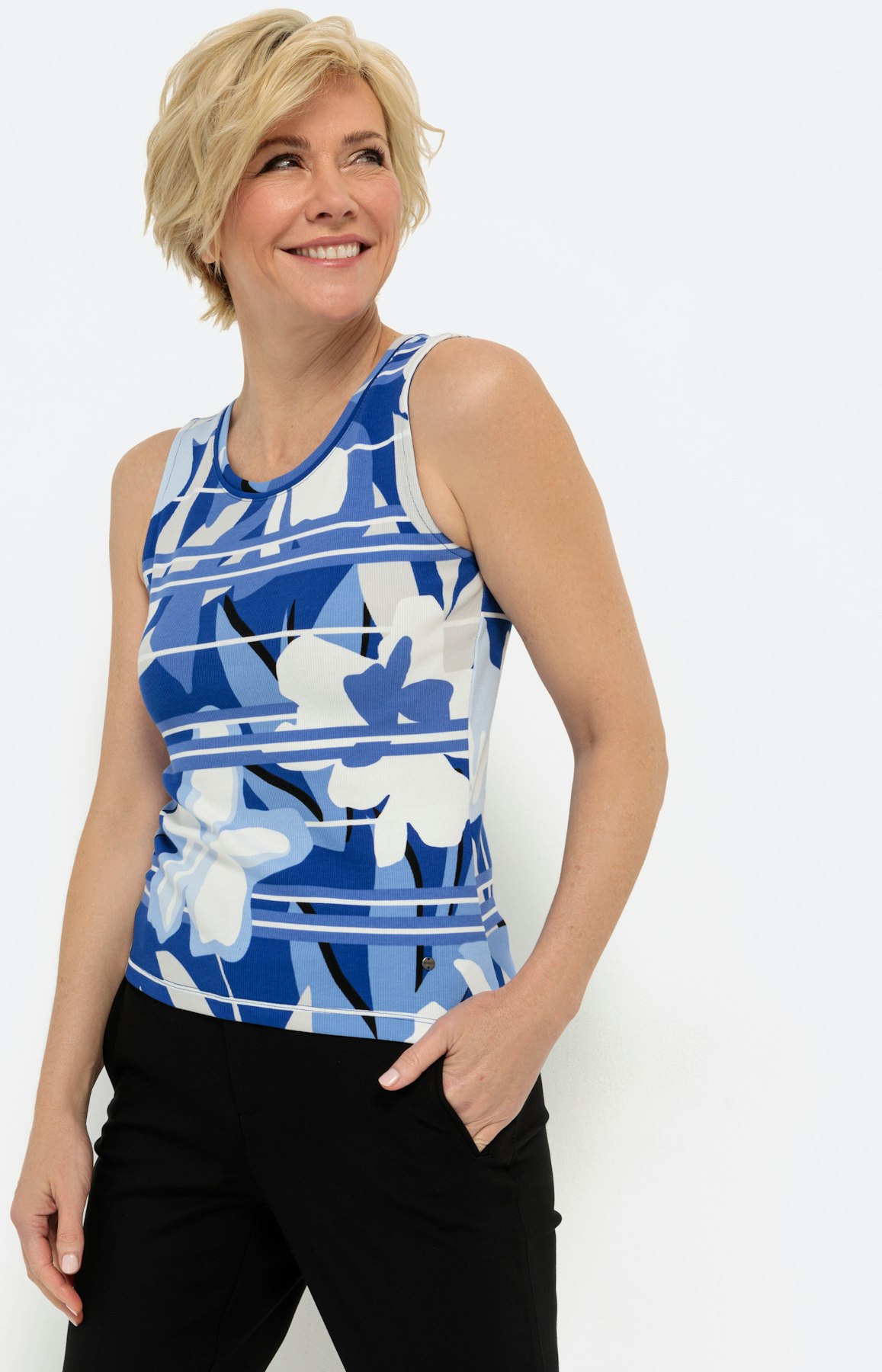 Top voor twin set, flowerprint