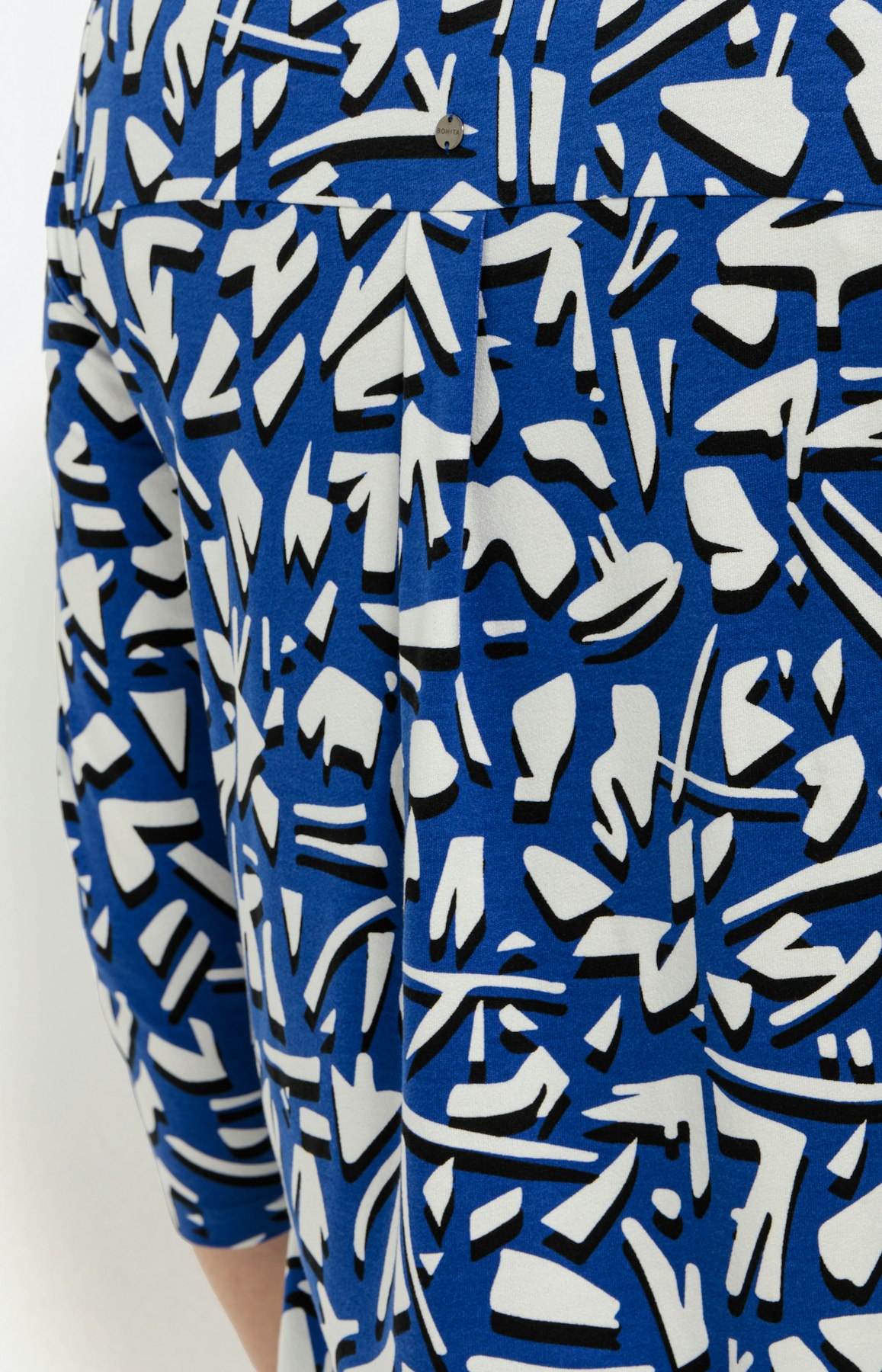 Gedessineerd shirt met 3/4-mouwen