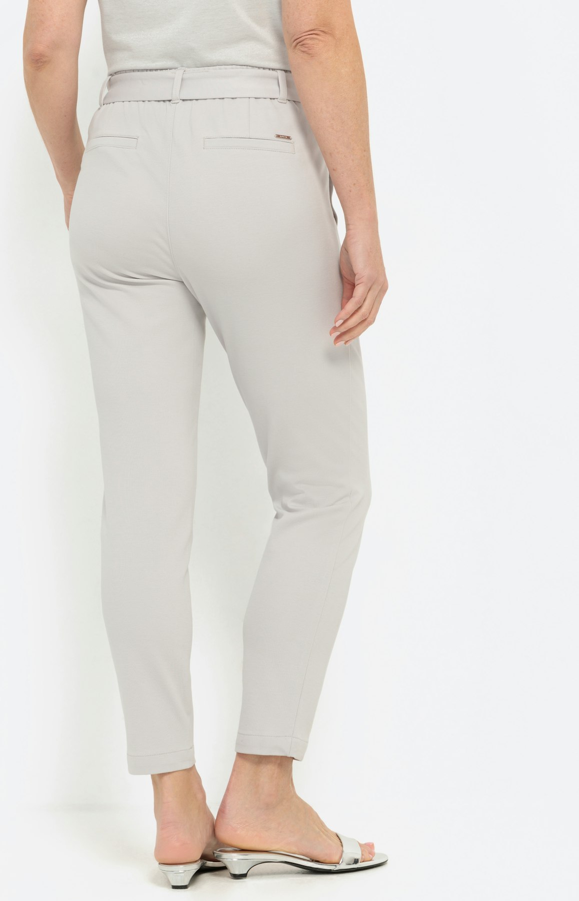 Modieuze jogger van sweatstof