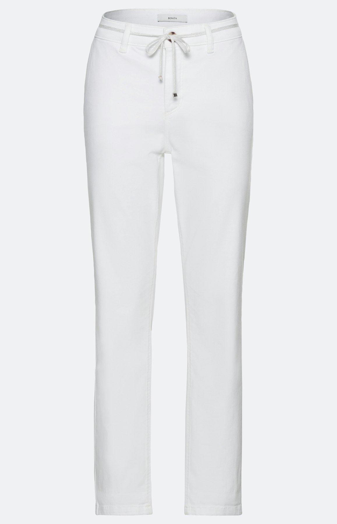 Chino aus stretchigem Baumwoll-Satin