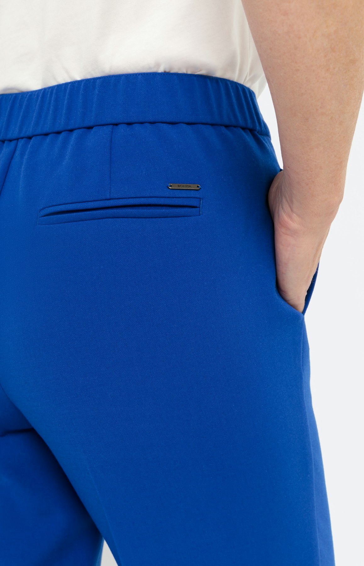 Elegante marlene-broek met persplooien