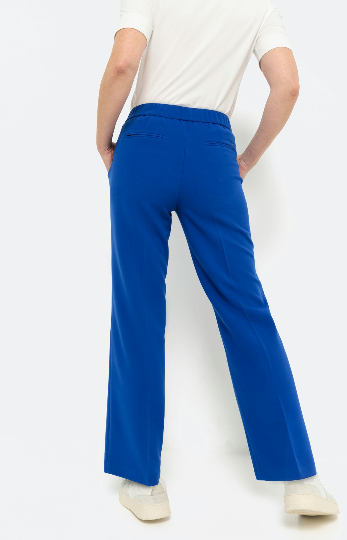 Elegante marlene-broek met persplooien