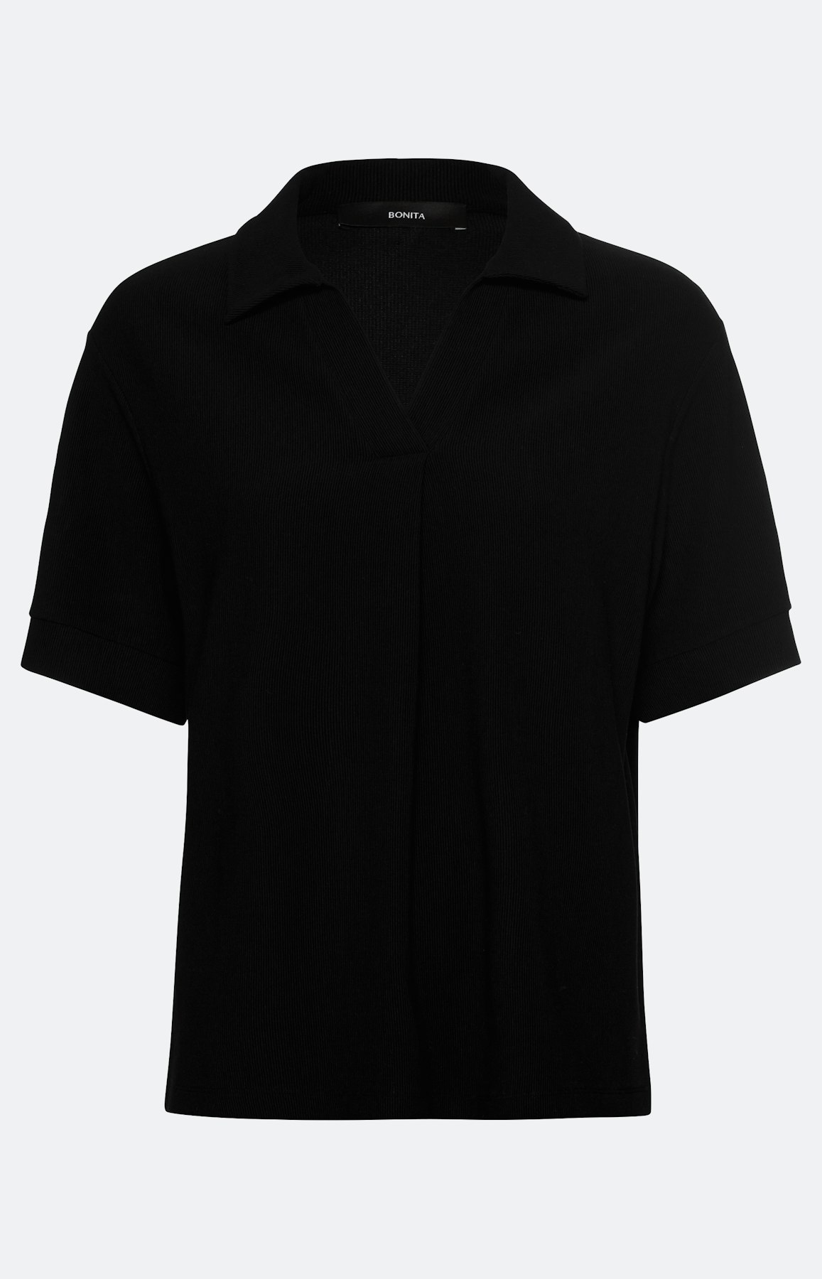 Poloshirt met korte mouwen en een V-hals