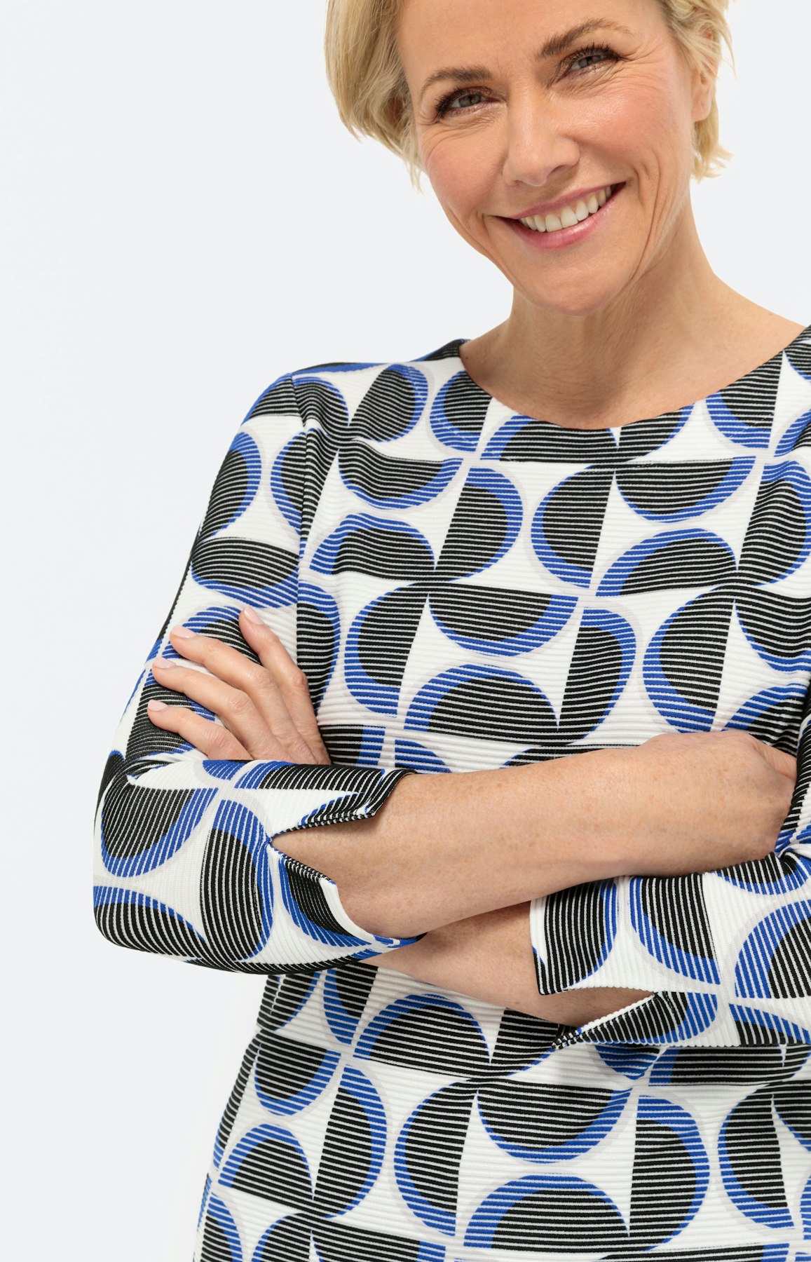 Sweatshirt met grafische all-over-print