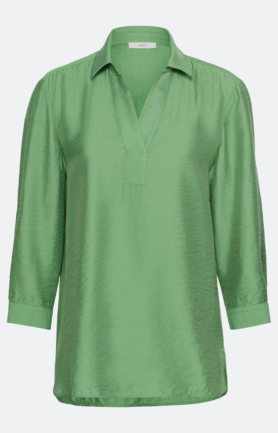 Gestructureerde blouse met 3/4-mouwen