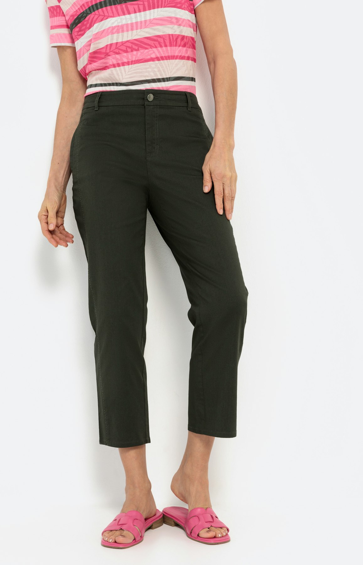 7/8 Hose, dunkelgrün