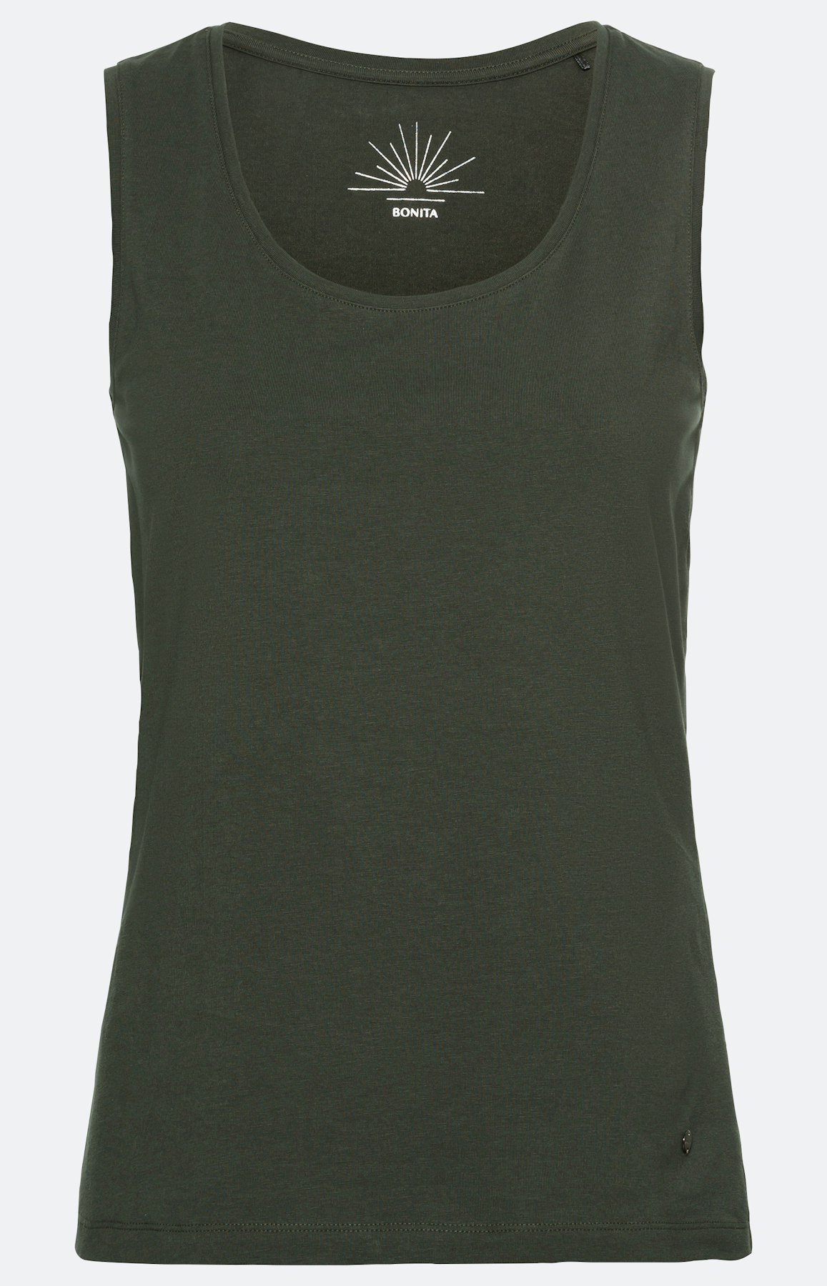 Basic top, bio cotton, uni olive