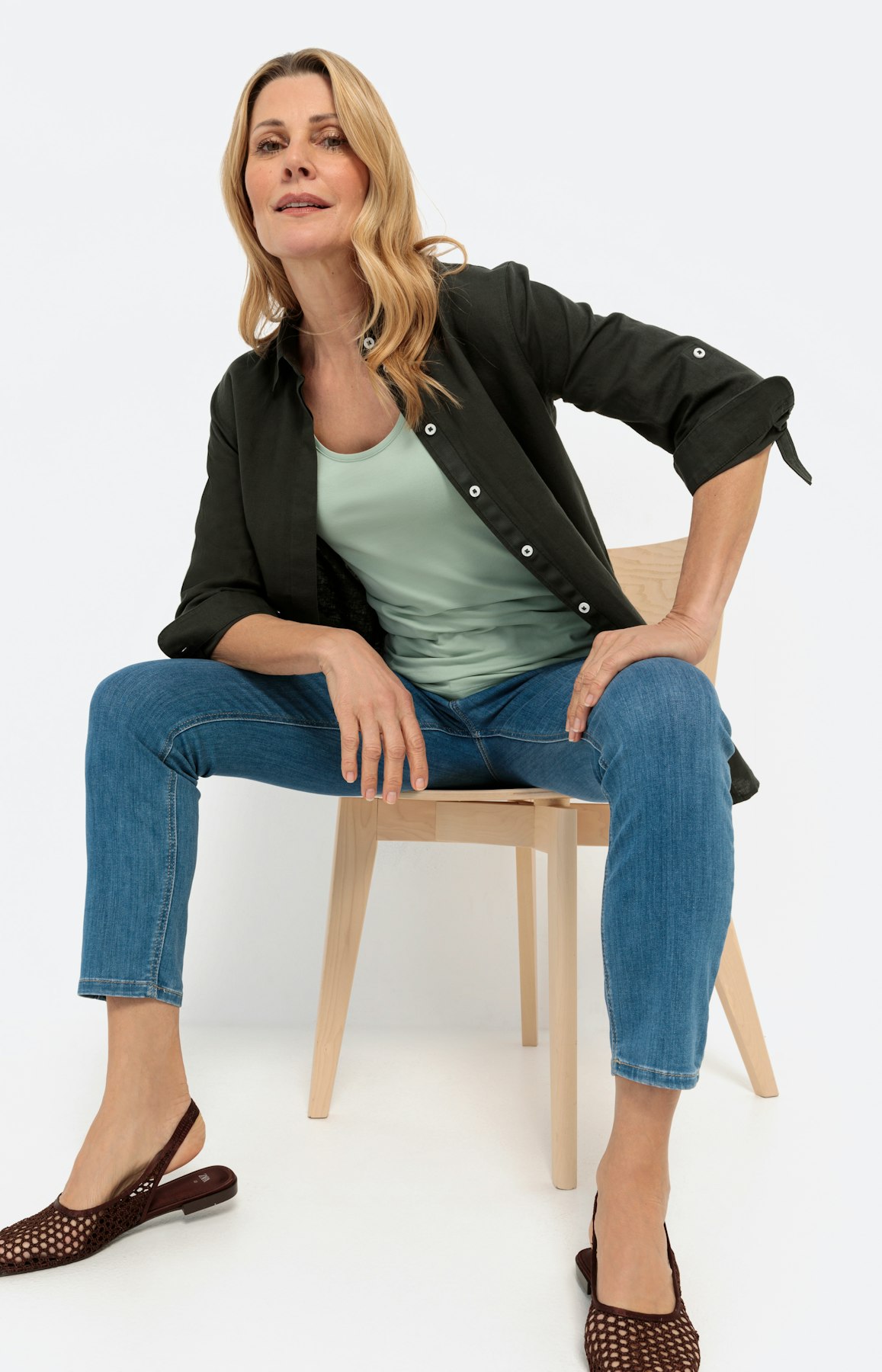 Basic Top , Bio Cotton, mint