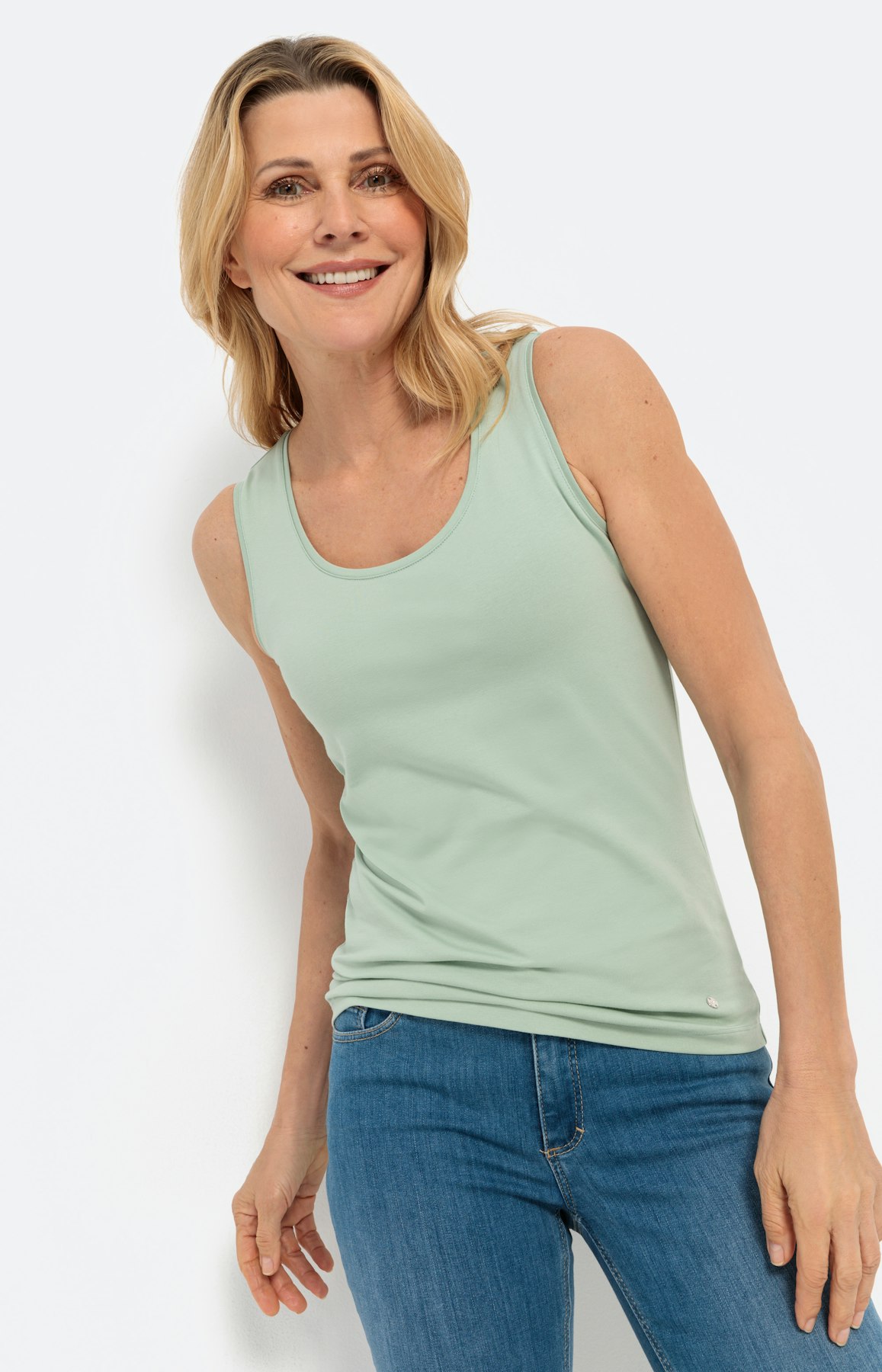 Basic Top , Bio Cotton, mint