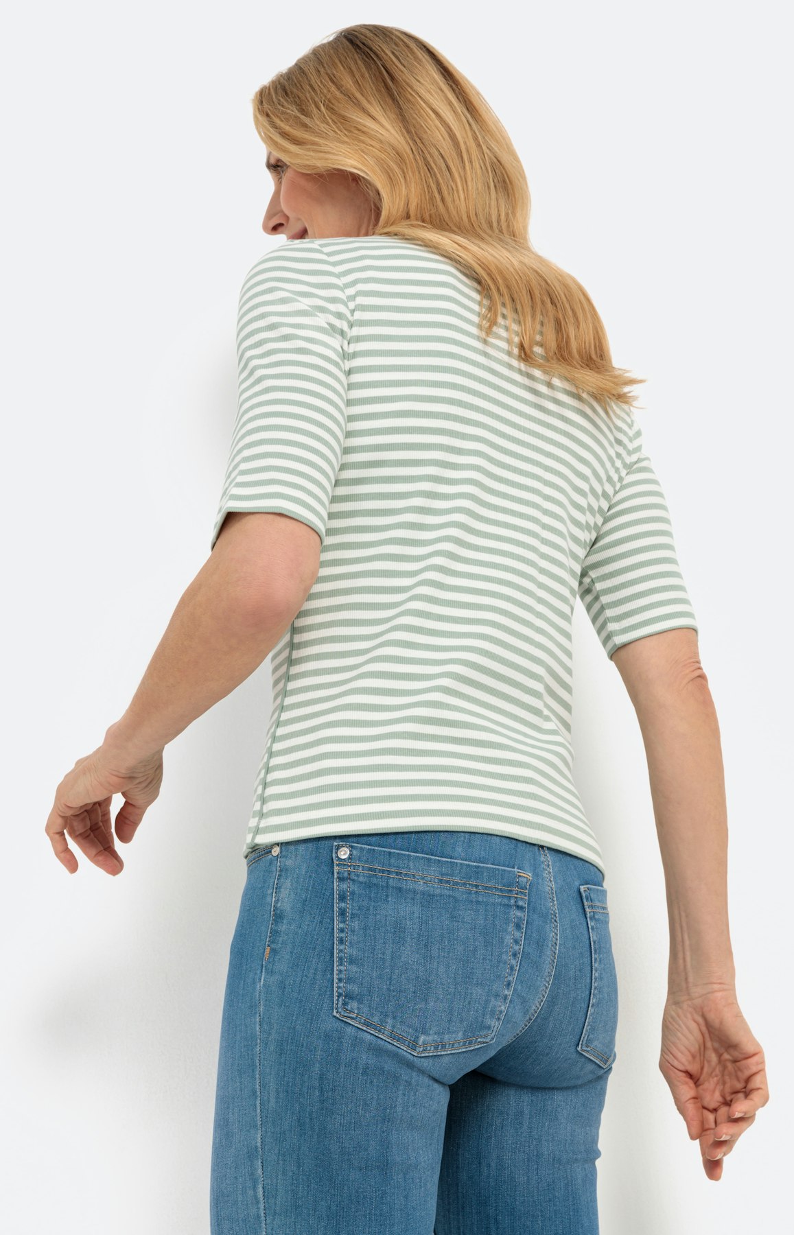 Twin set jas, strepen