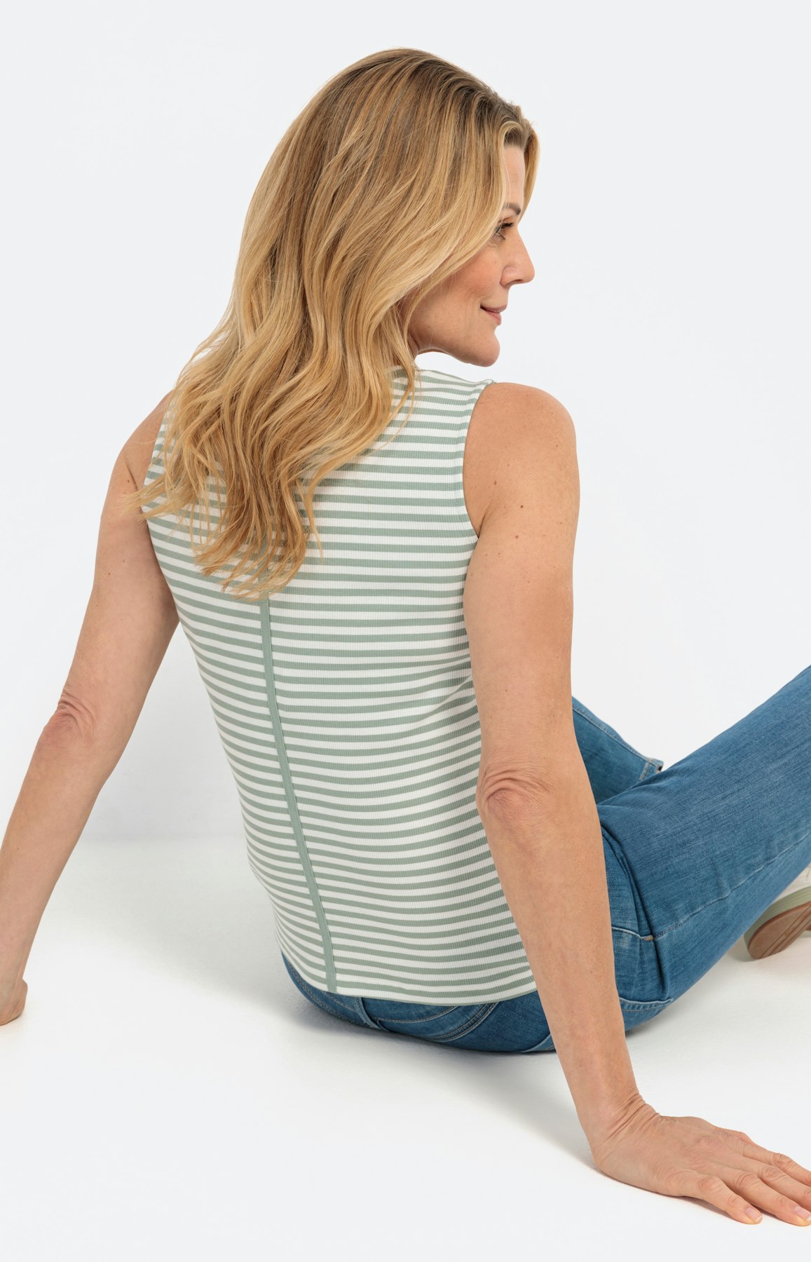 Twin set top, strepen