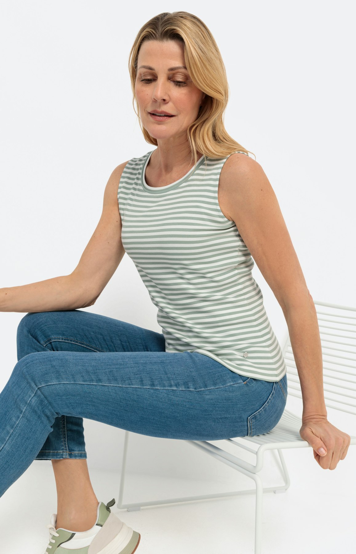 Twin set top, strepen