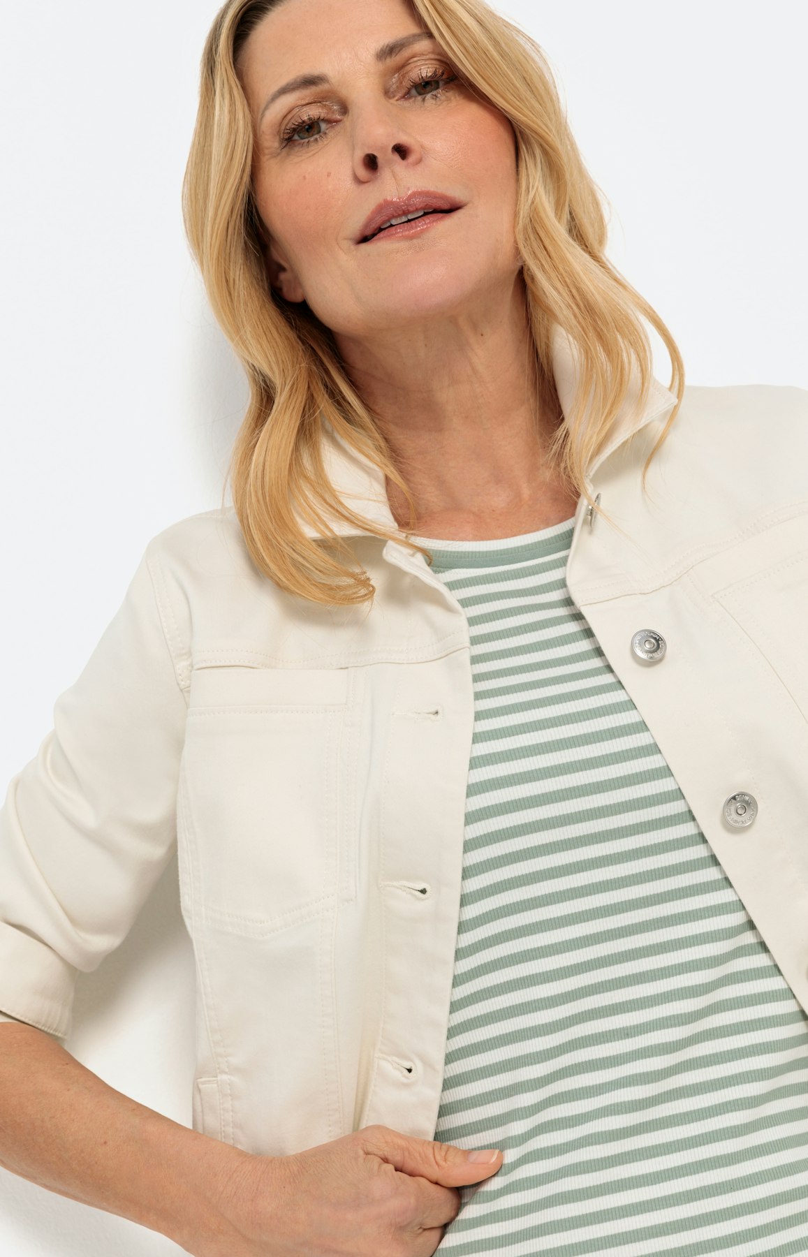 Twin set top, strepen