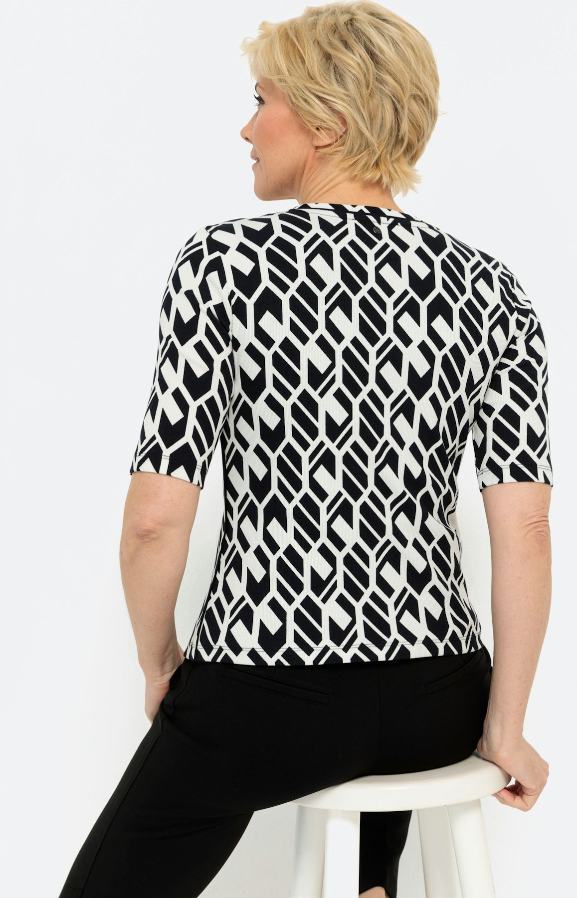 Twin set jas, contrast motief