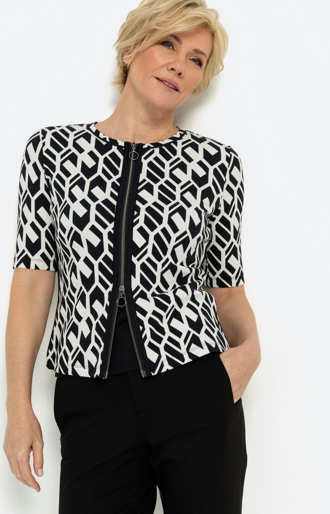 Twin set jas, contrast motief