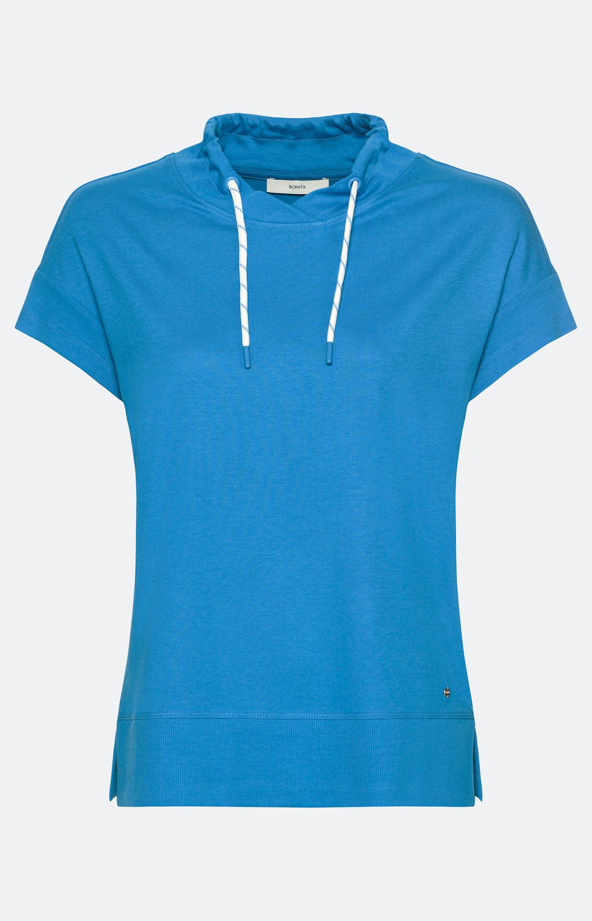 T-Shirt mit Kordelzug, aquamarine