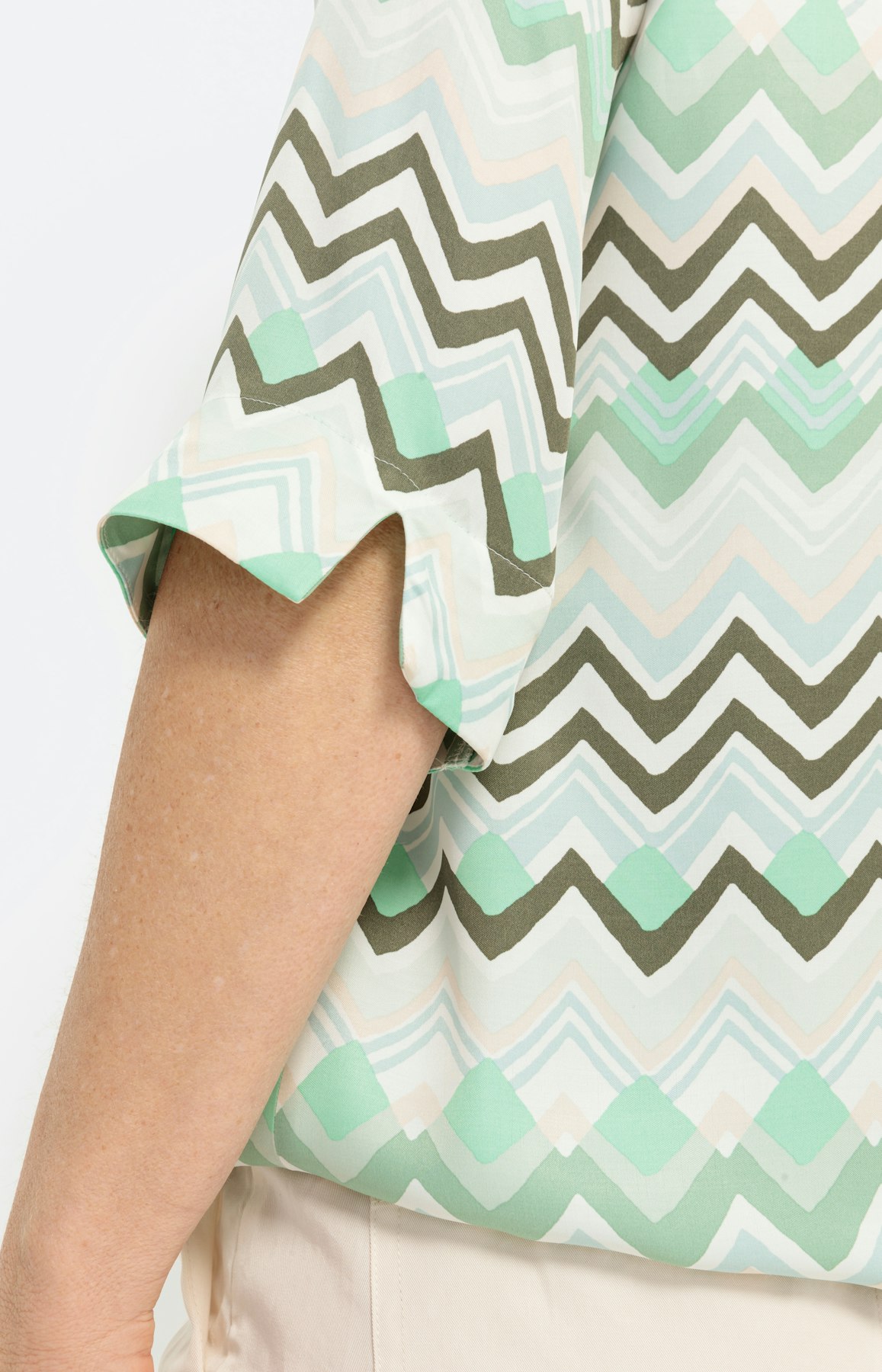 Tuniek-Shirt, set zigzag