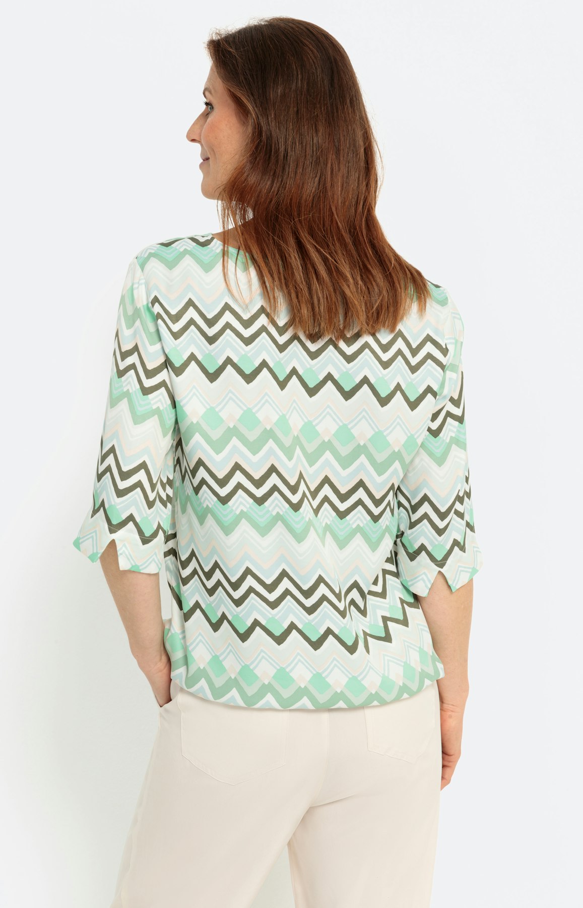 Tuniek-Shirt, set zigzag